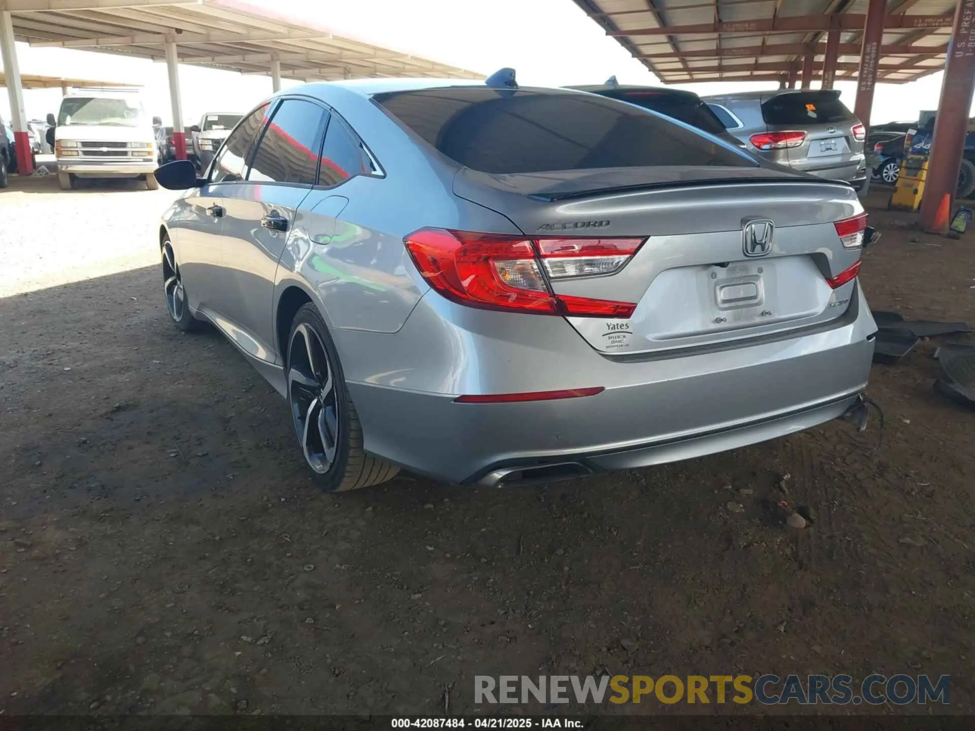 3 Photograph of a damaged car 1HGCV1F36MA107867 HONDA ACCORD 2021