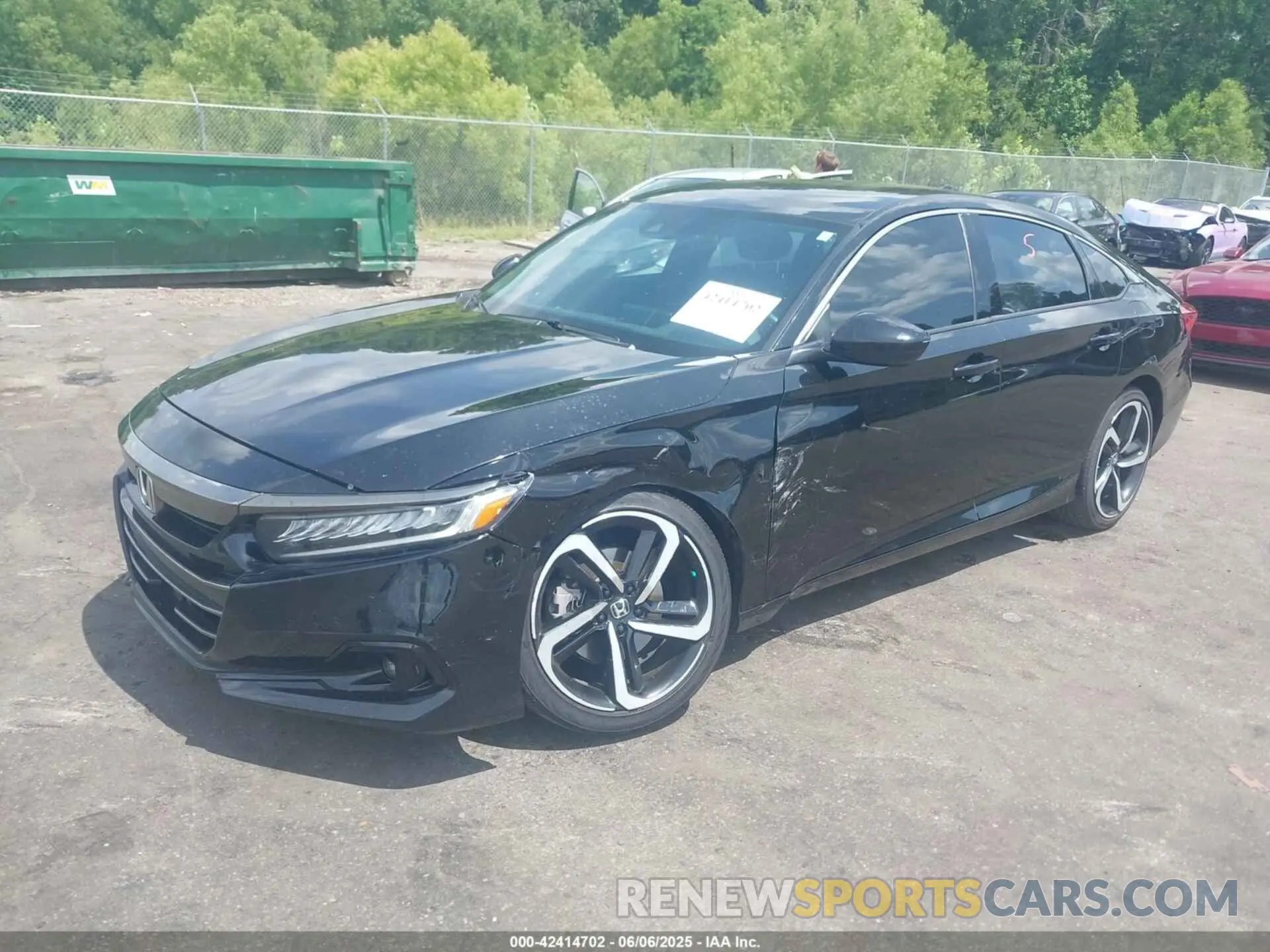 2 Photograph of a damaged car 1HGCV1F36MA109702 HONDA ACCORD 2021