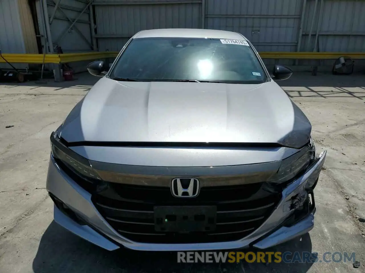 5 Photograph of a damaged car 1HGCV1F37MA025694 HONDA ACCORD 2021