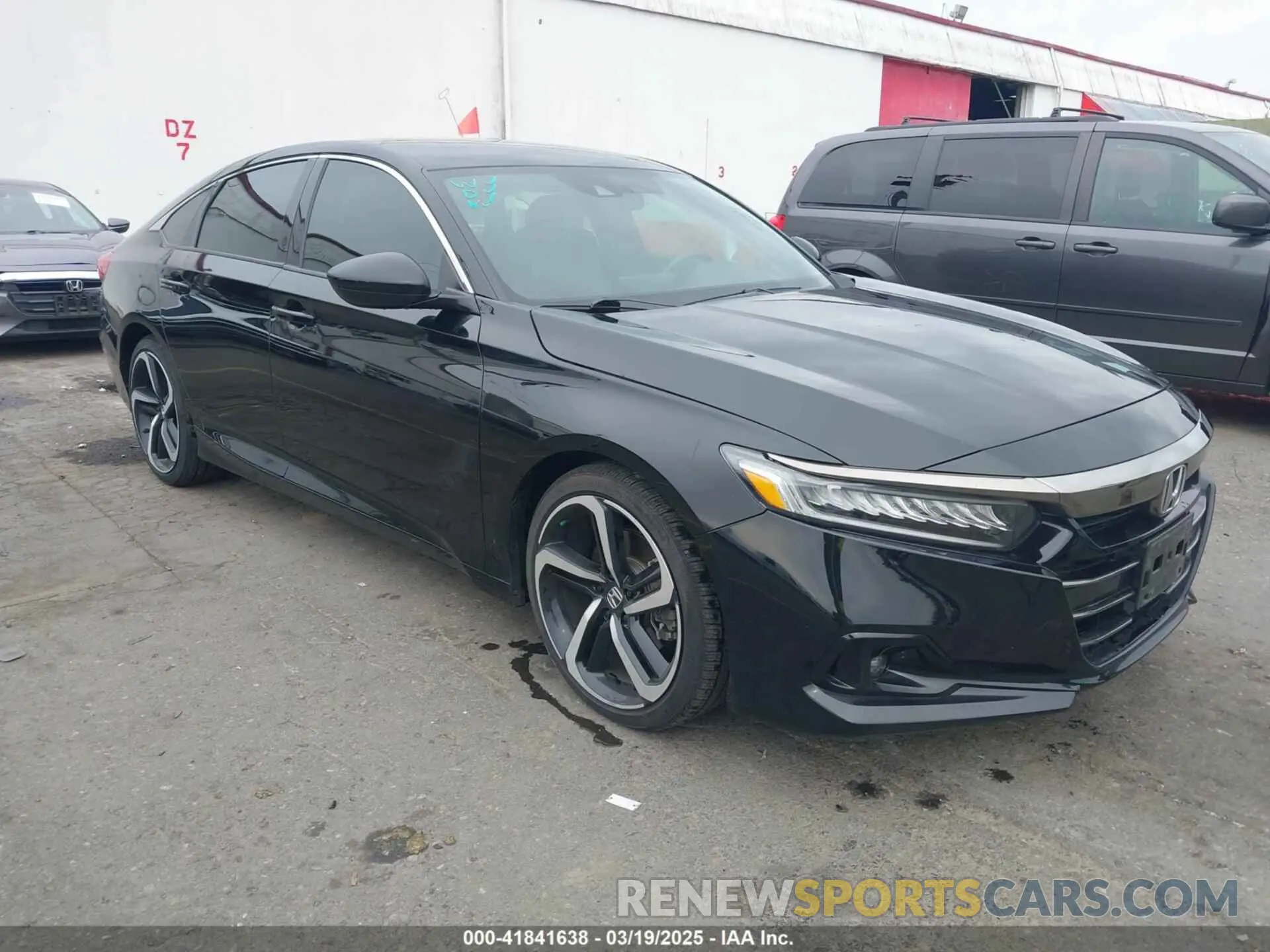 1 Photograph of a damaged car 1HGCV1F37MA032774 HONDA ACCORD 2021