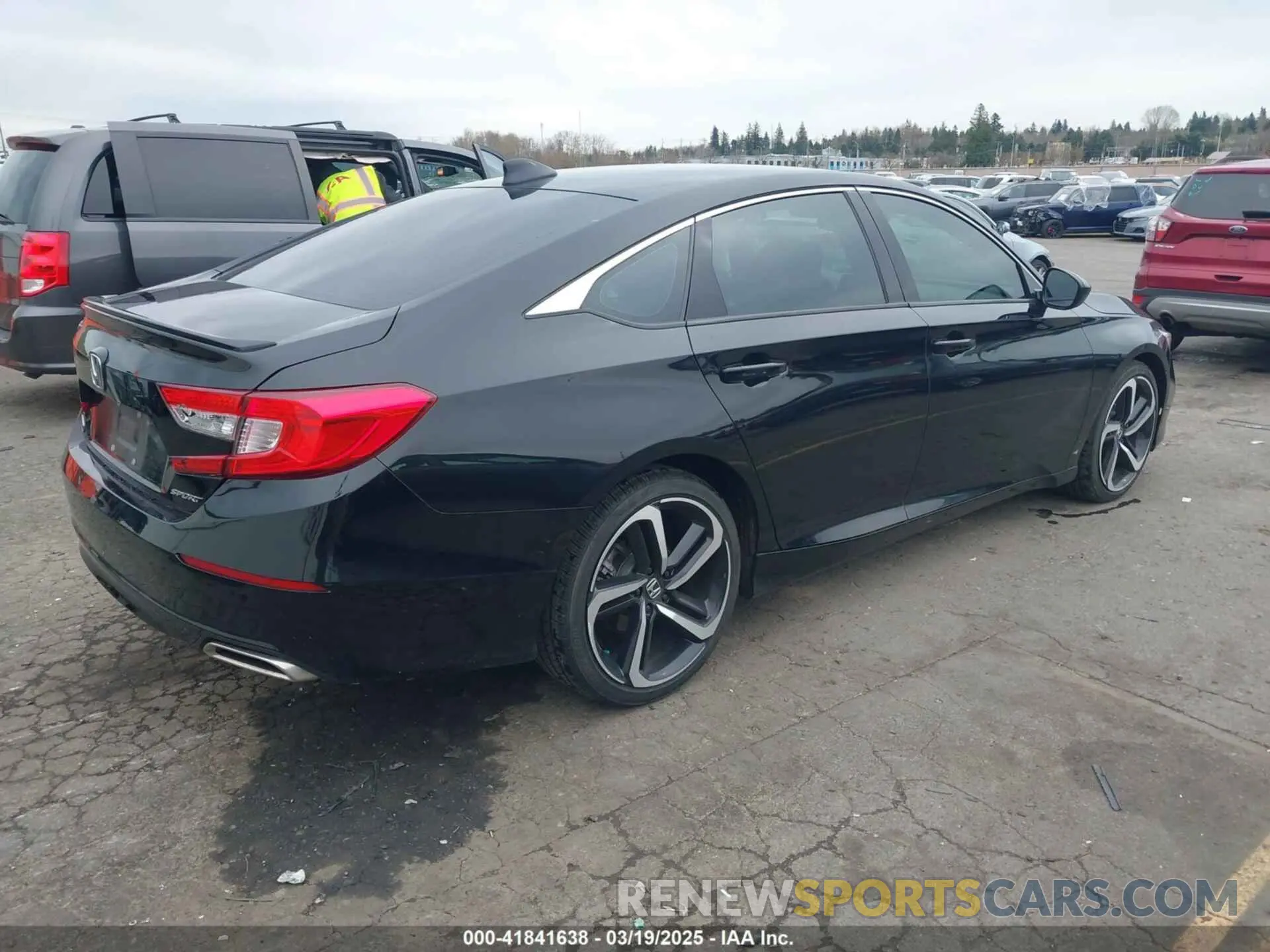 4 Photograph of a damaged car 1HGCV1F37MA032774 HONDA ACCORD 2021