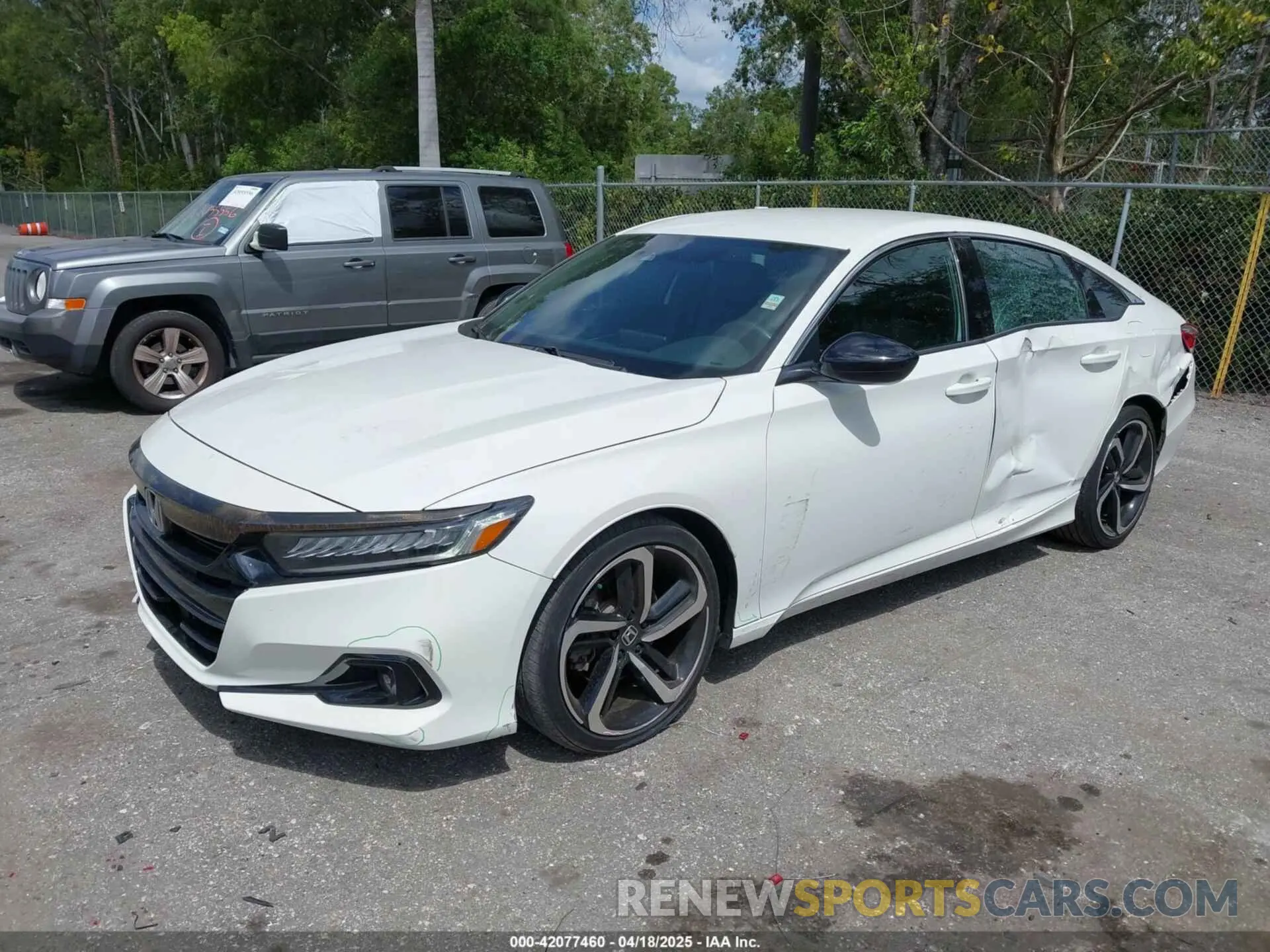 2 Photograph of a damaged car 1HGCV1F37MA039742 HONDA ACCORD 2021