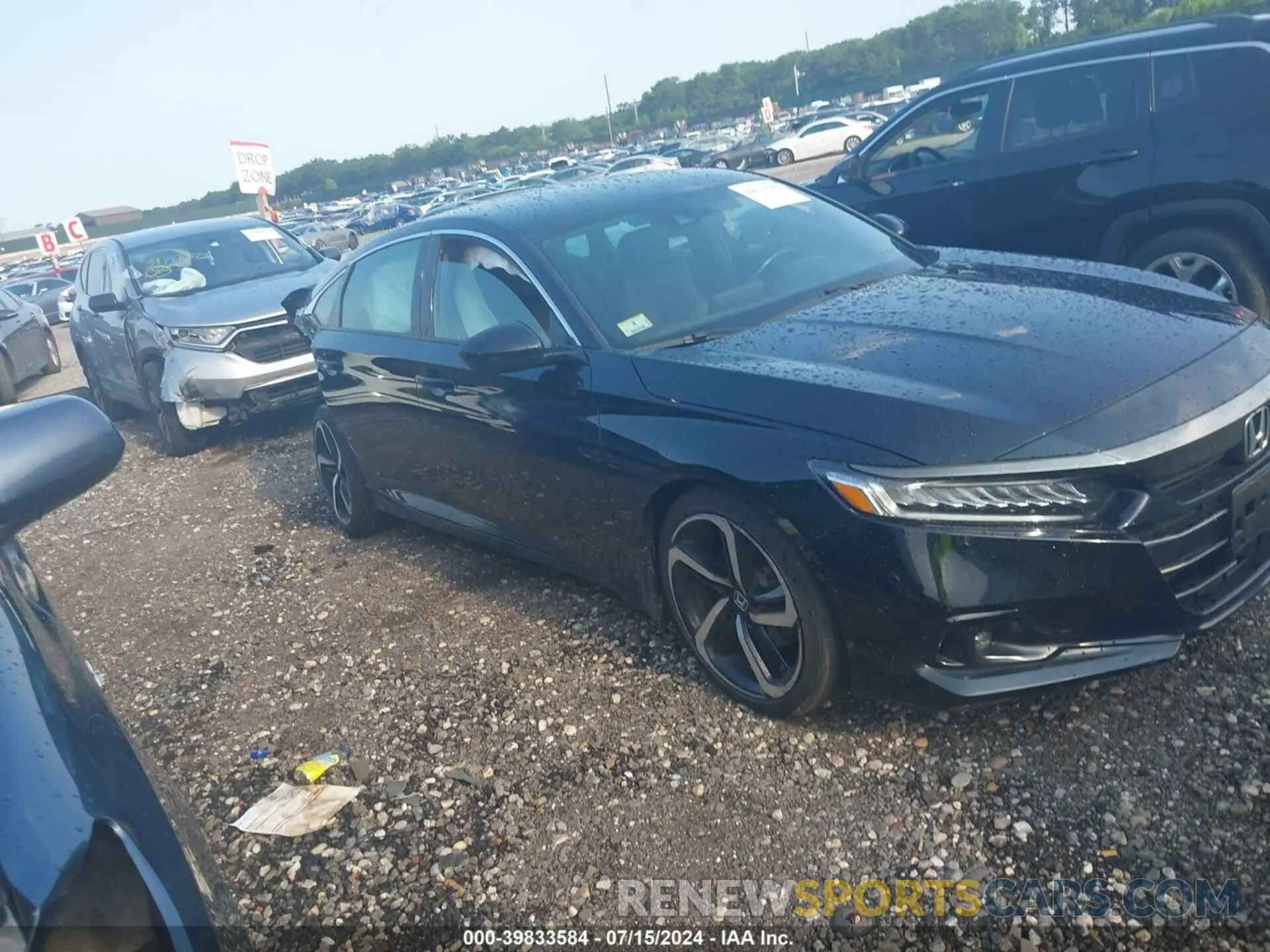 1 Photograph of a damaged car 1HGCV1F37MA080467 HONDA ACCORD 2021