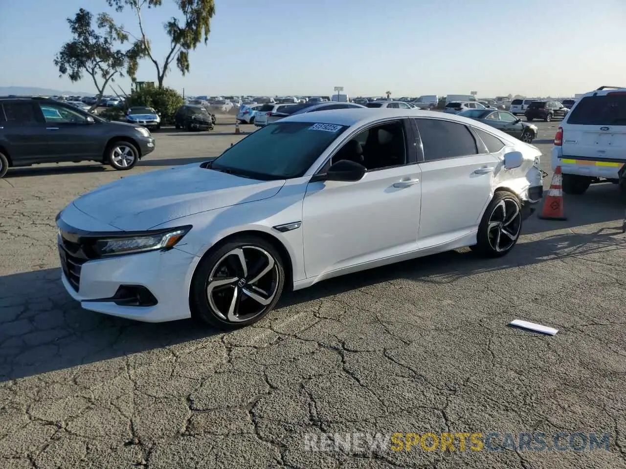 1 Photograph of a damaged car 1HGCV1F37MA099696 HONDA ACCORD 2021