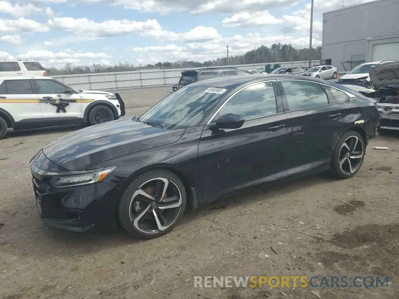 1 Photograph of a damaged car 1HGCV1F37MA102502 HONDA ACCORD 2021