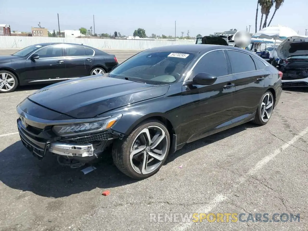 1 Photograph of a damaged car 1HGCV1F37MA102693 HONDA ACCORD 2021