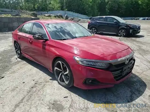 13 Photograph of a damaged car 1HGCV1F37MA104332 HONDA ACCORD 2021