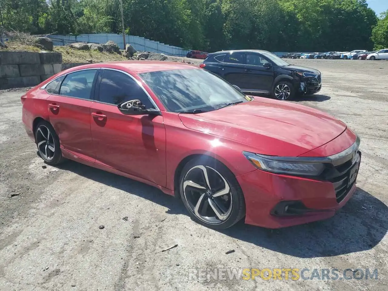 4 Photograph of a damaged car 1HGCV1F37MA104332 HONDA ACCORD 2021