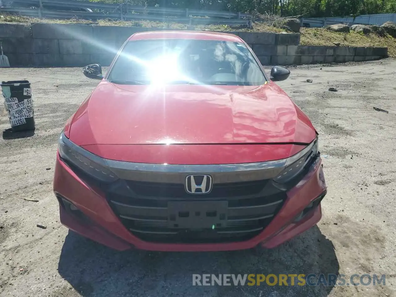 5 Photograph of a damaged car 1HGCV1F37MA104332 HONDA ACCORD 2021