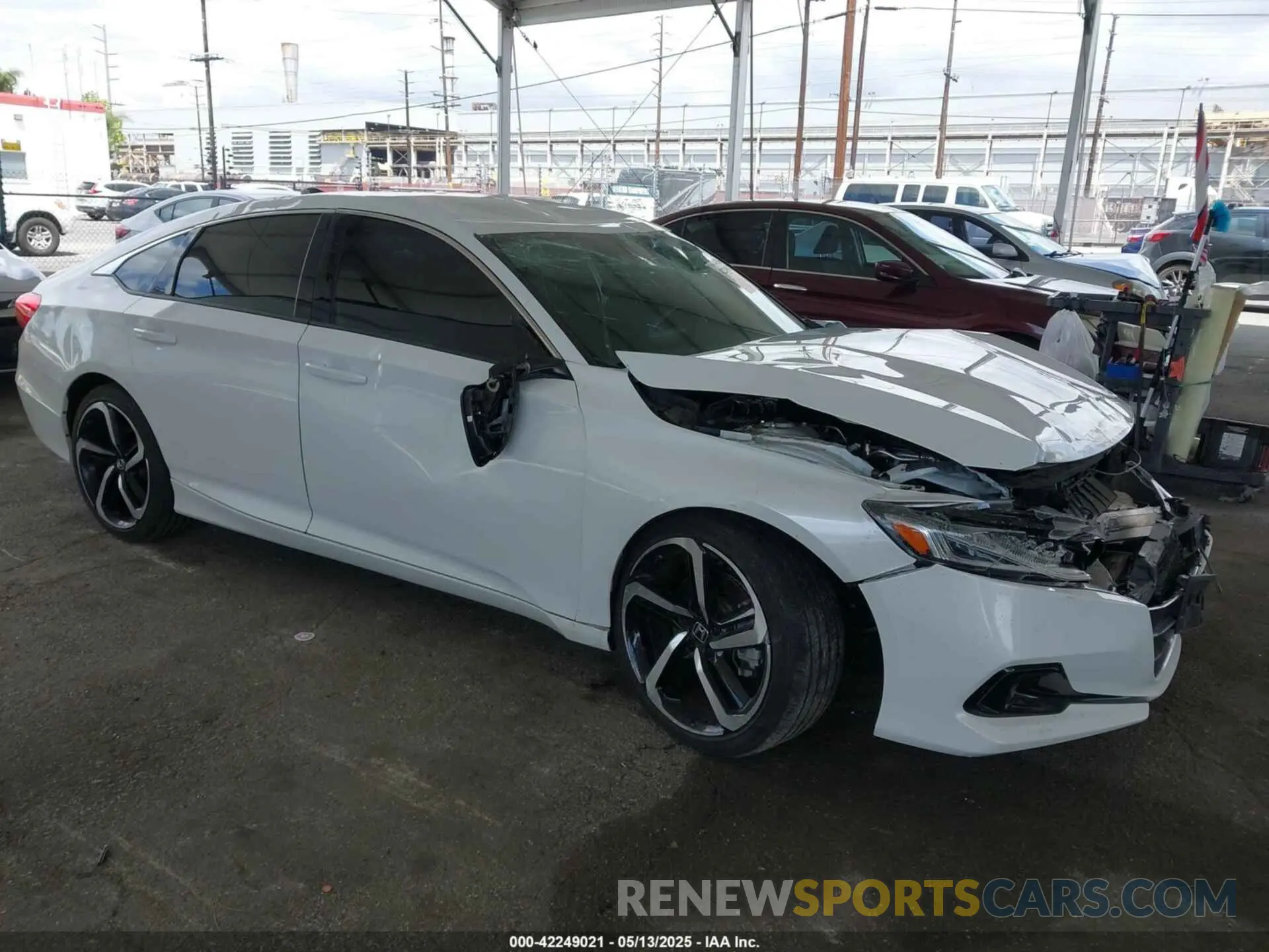 1 Photograph of a damaged car 1HGCV1F37MA109899 HONDA ACCORD 2021