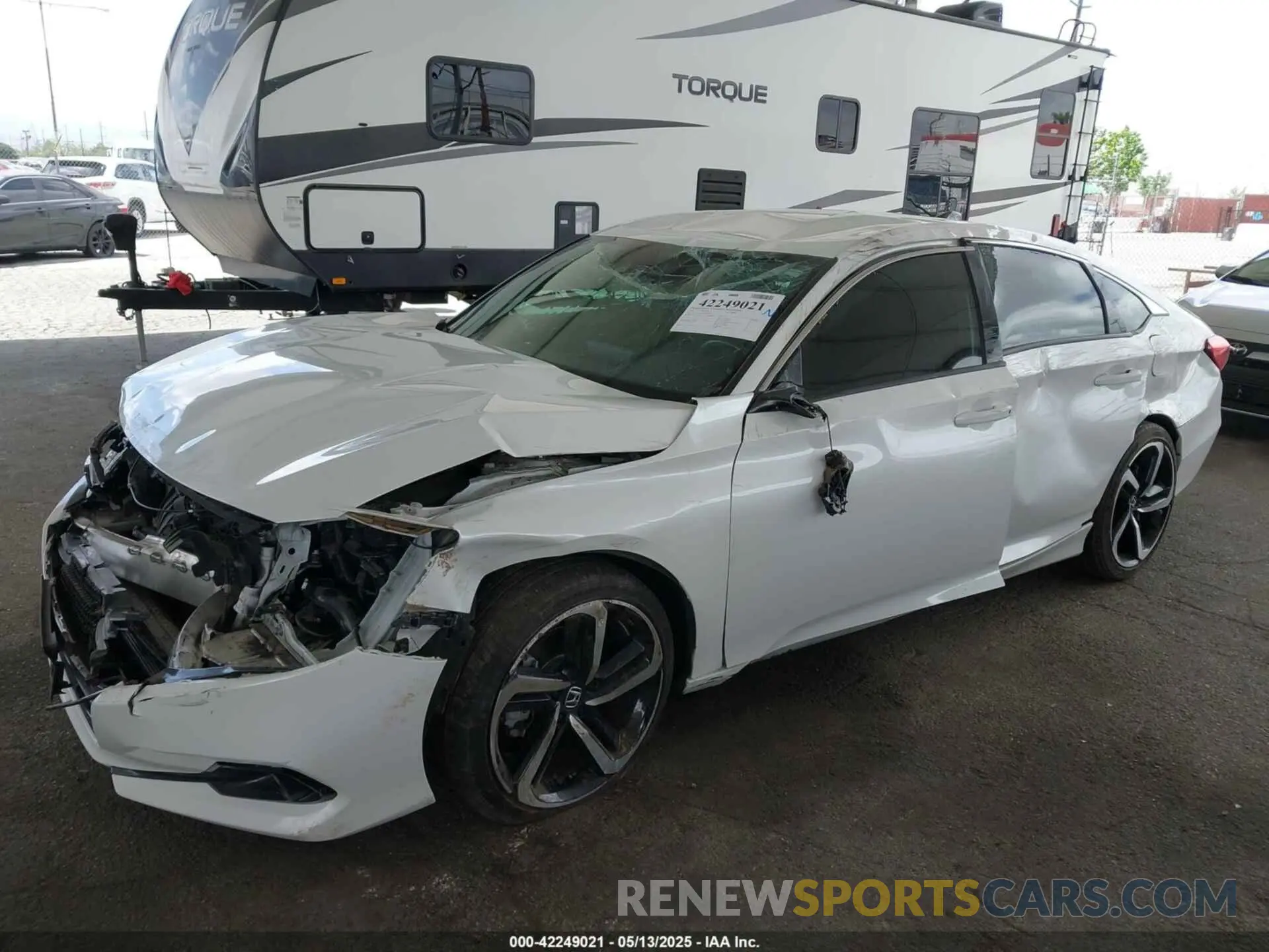 2 Photograph of a damaged car 1HGCV1F37MA109899 HONDA ACCORD 2021