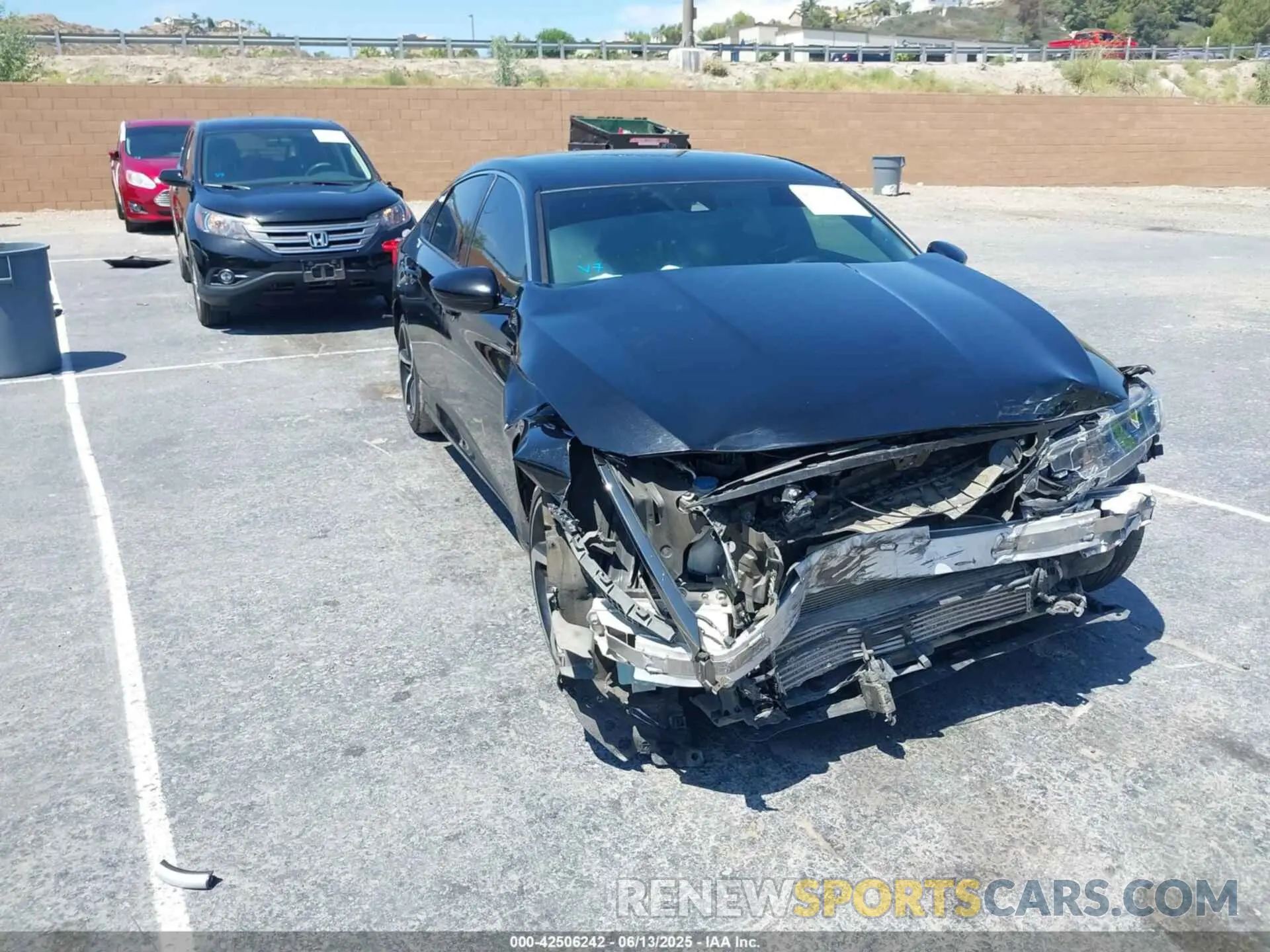 1 Photograph of a damaged car 1HGCV1F38MA002442 HONDA ACCORD 2021