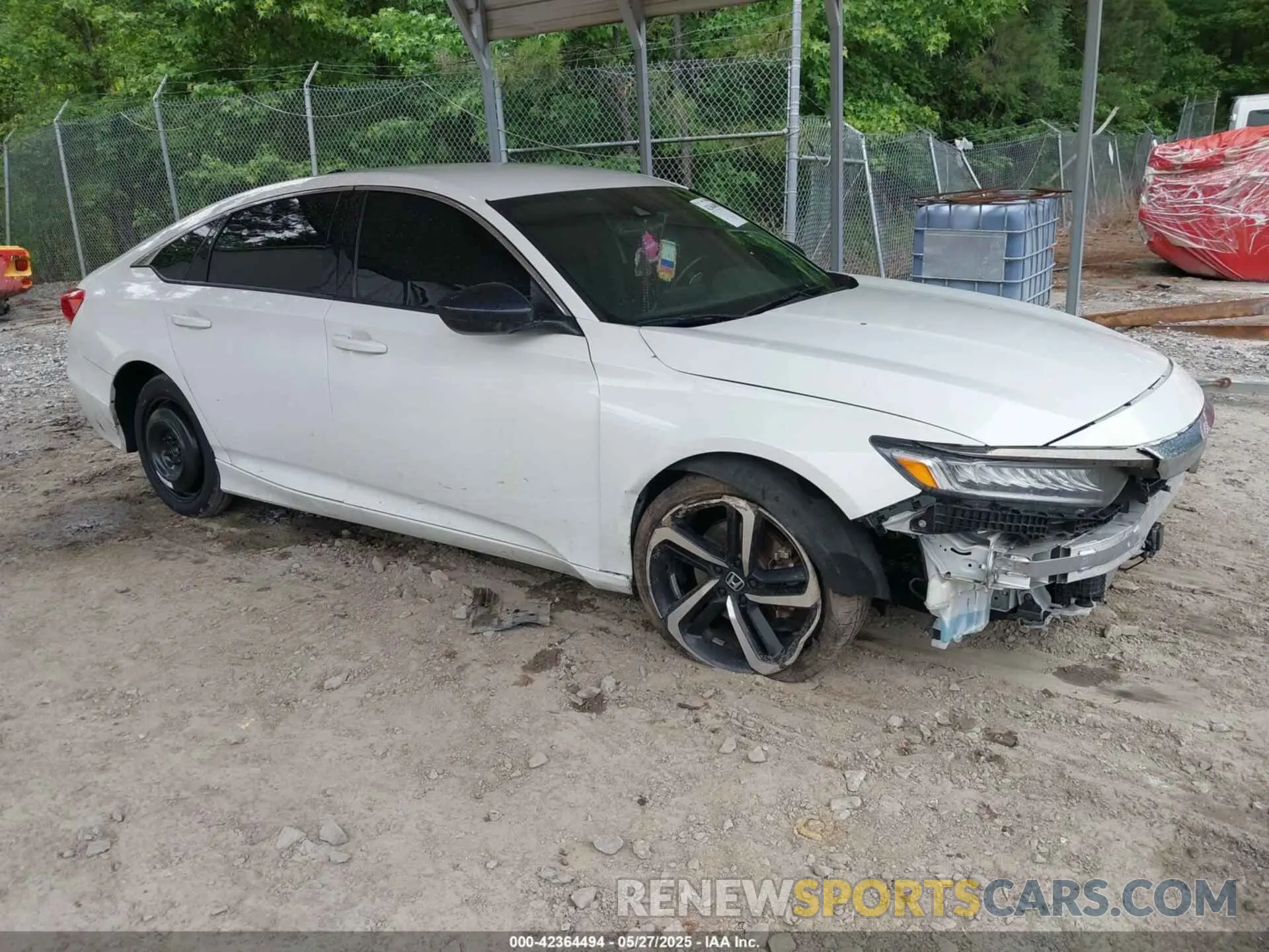 1 Photograph of a damaged car 1HGCV1F38MA009195 HONDA ACCORD 2021