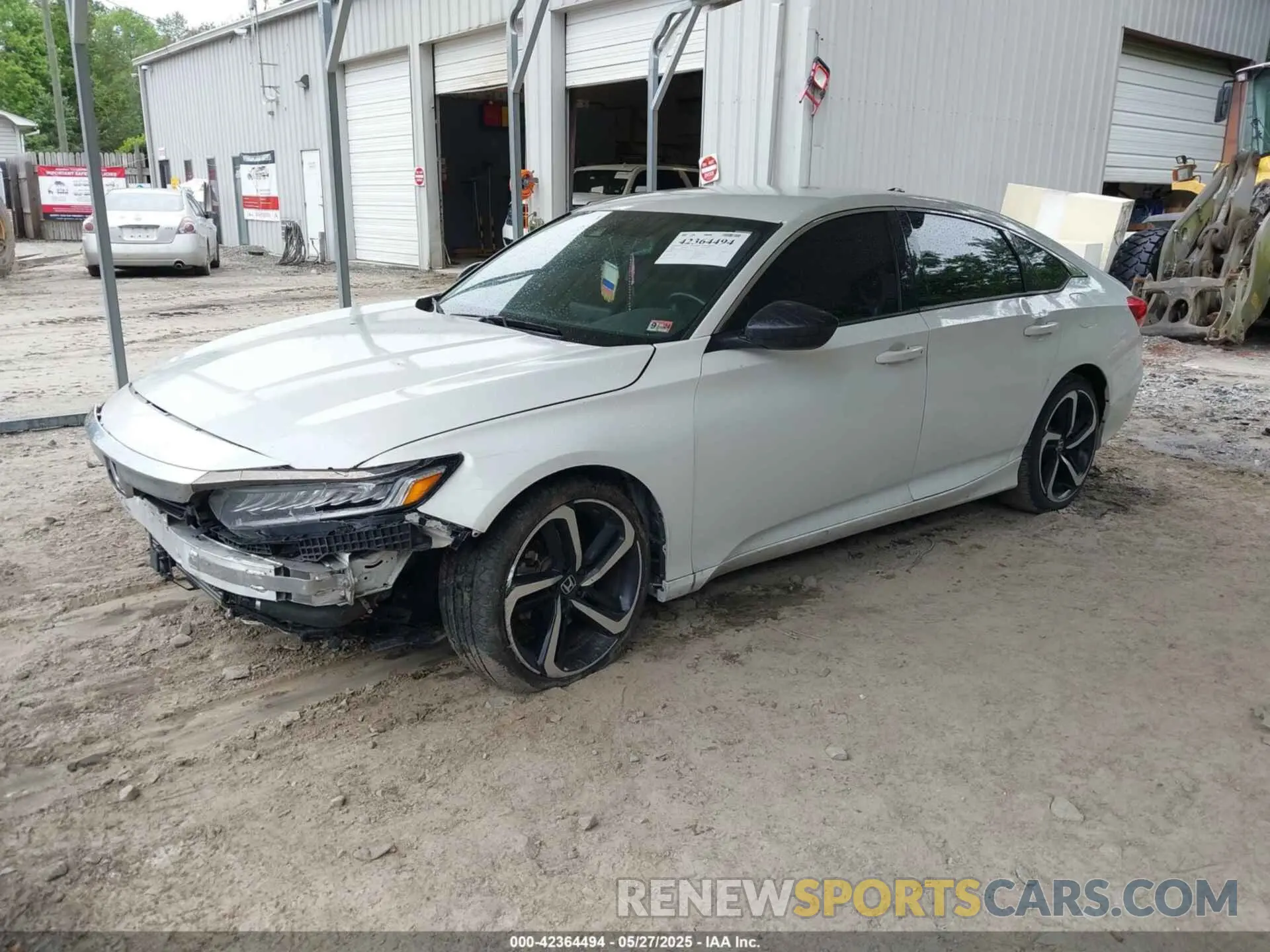 2 Photograph of a damaged car 1HGCV1F38MA009195 HONDA ACCORD 2021