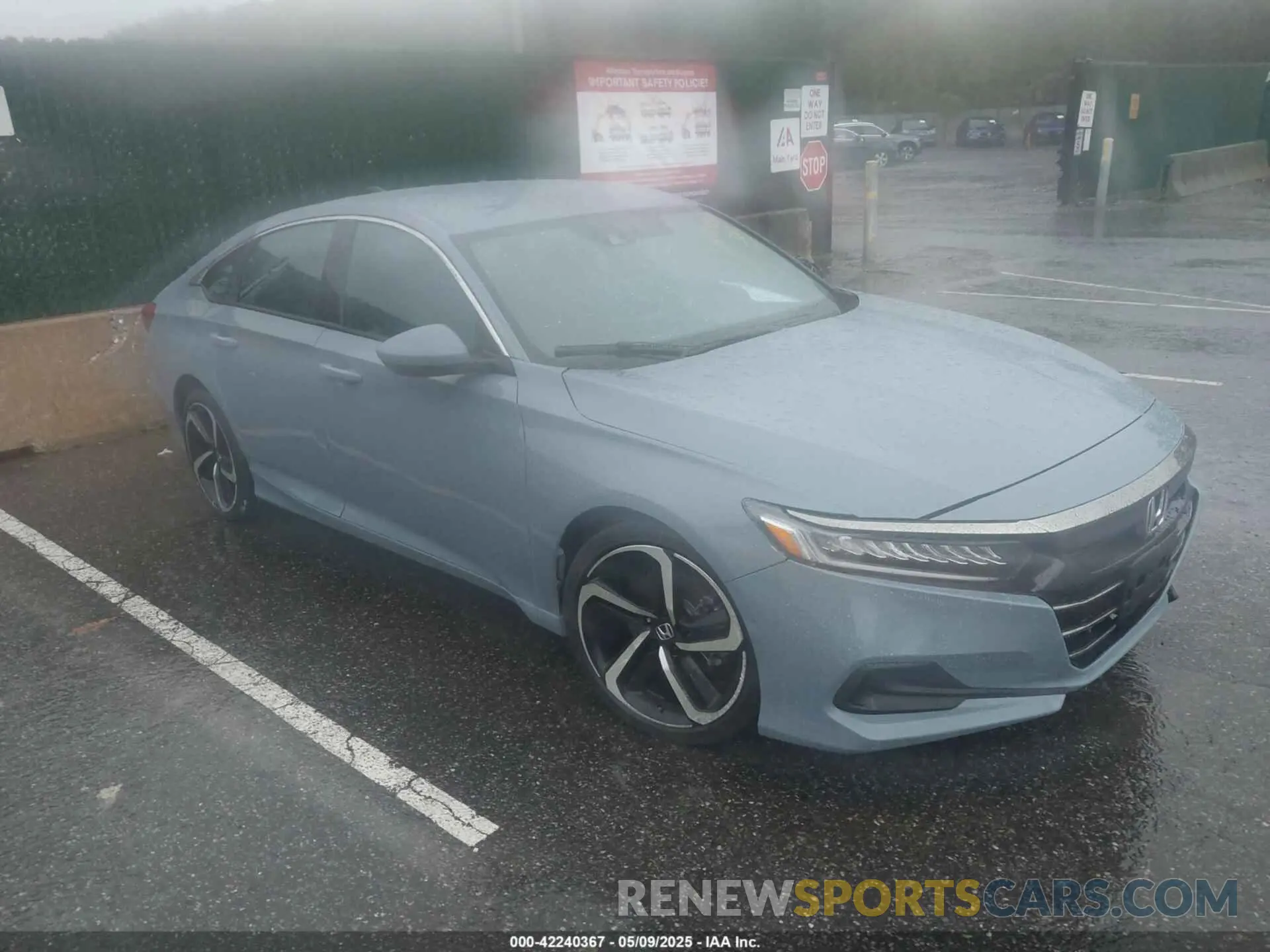 1 Photograph of a damaged car 1HGCV1F38MA028135 HONDA ACCORD 2021