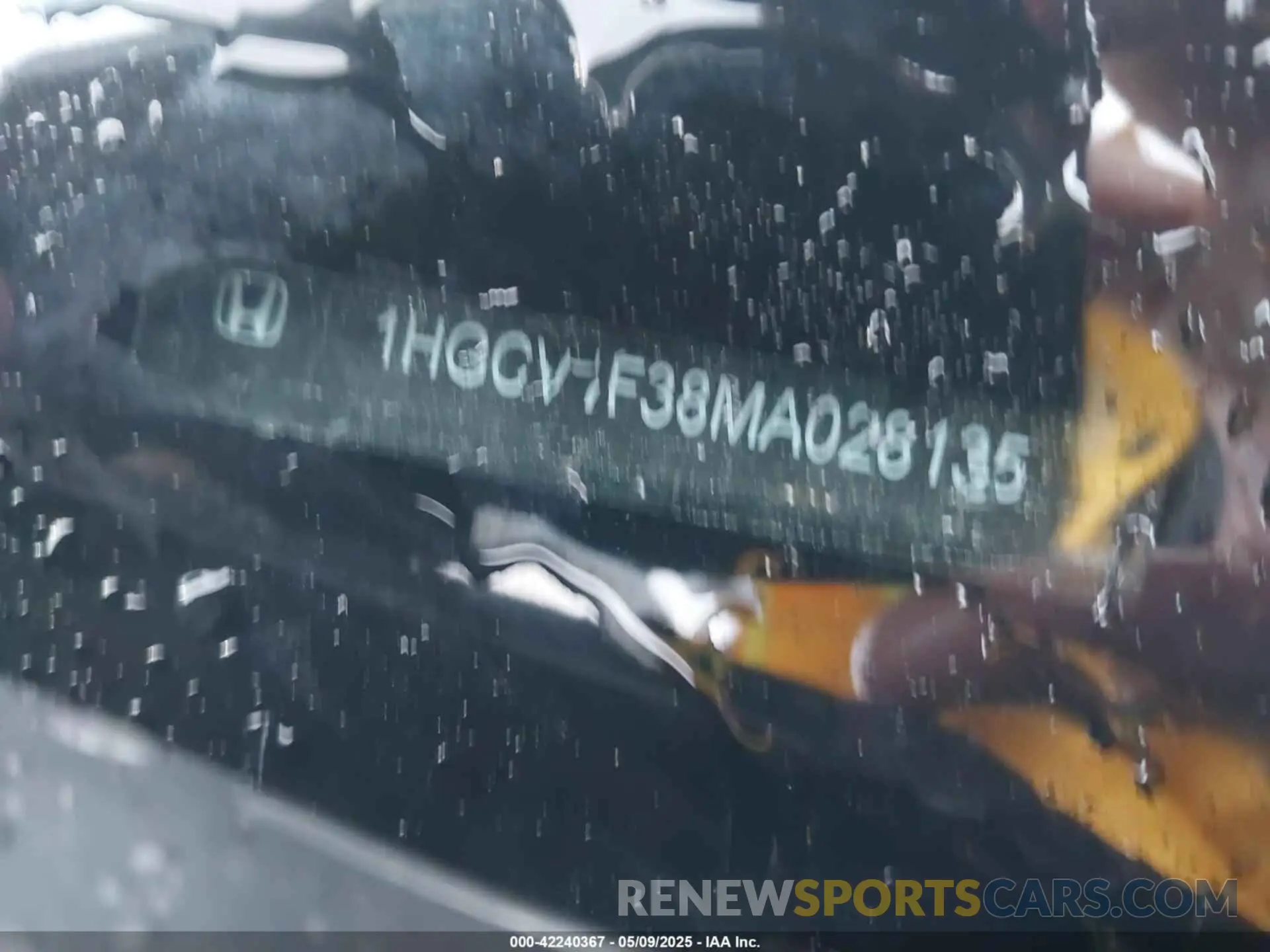 17 Photograph of a damaged car 1HGCV1F38MA028135 HONDA ACCORD 2021