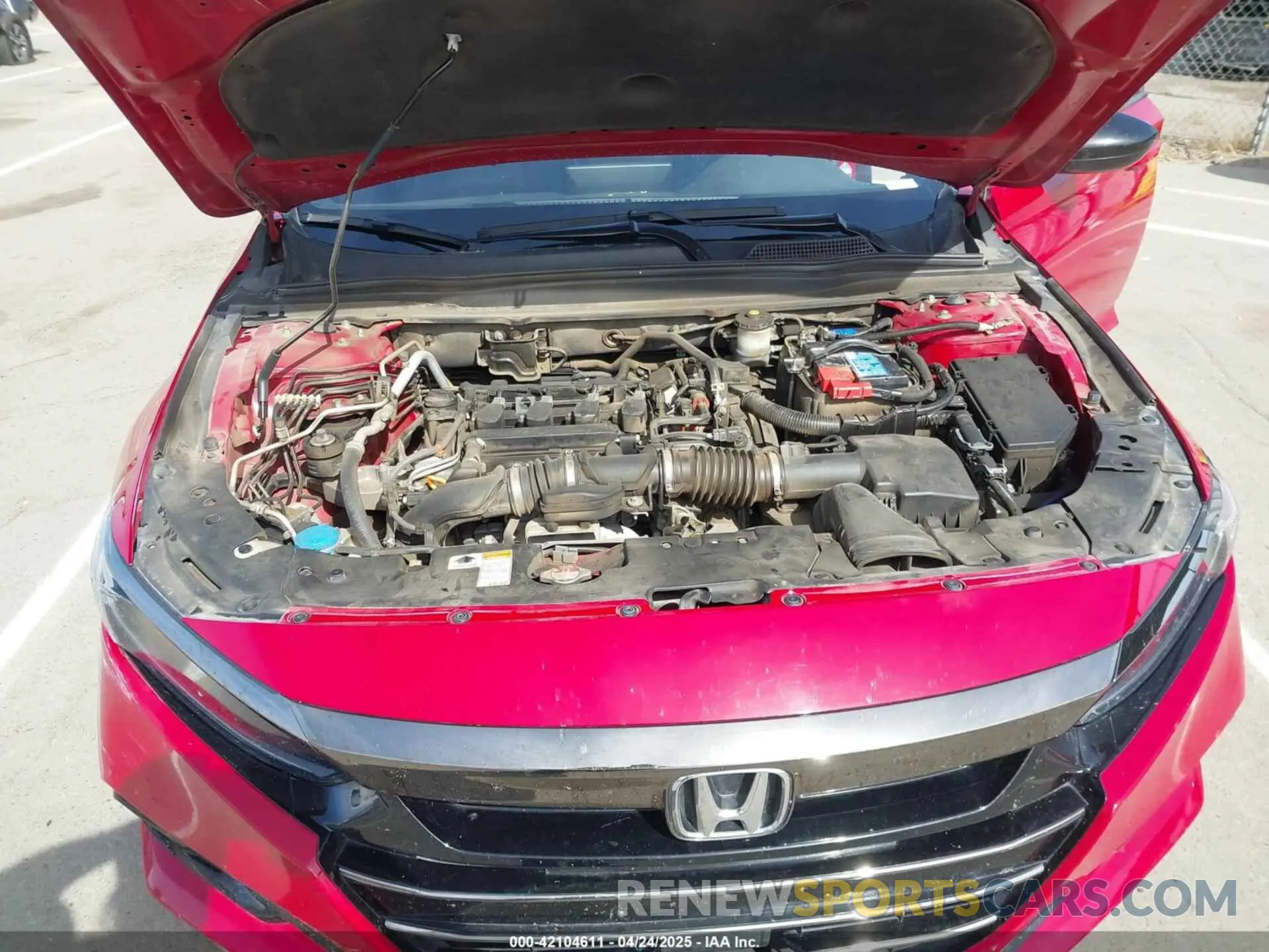10 Photograph of a damaged car 1HGCV1F38MA043878 HONDA ACCORD 2021