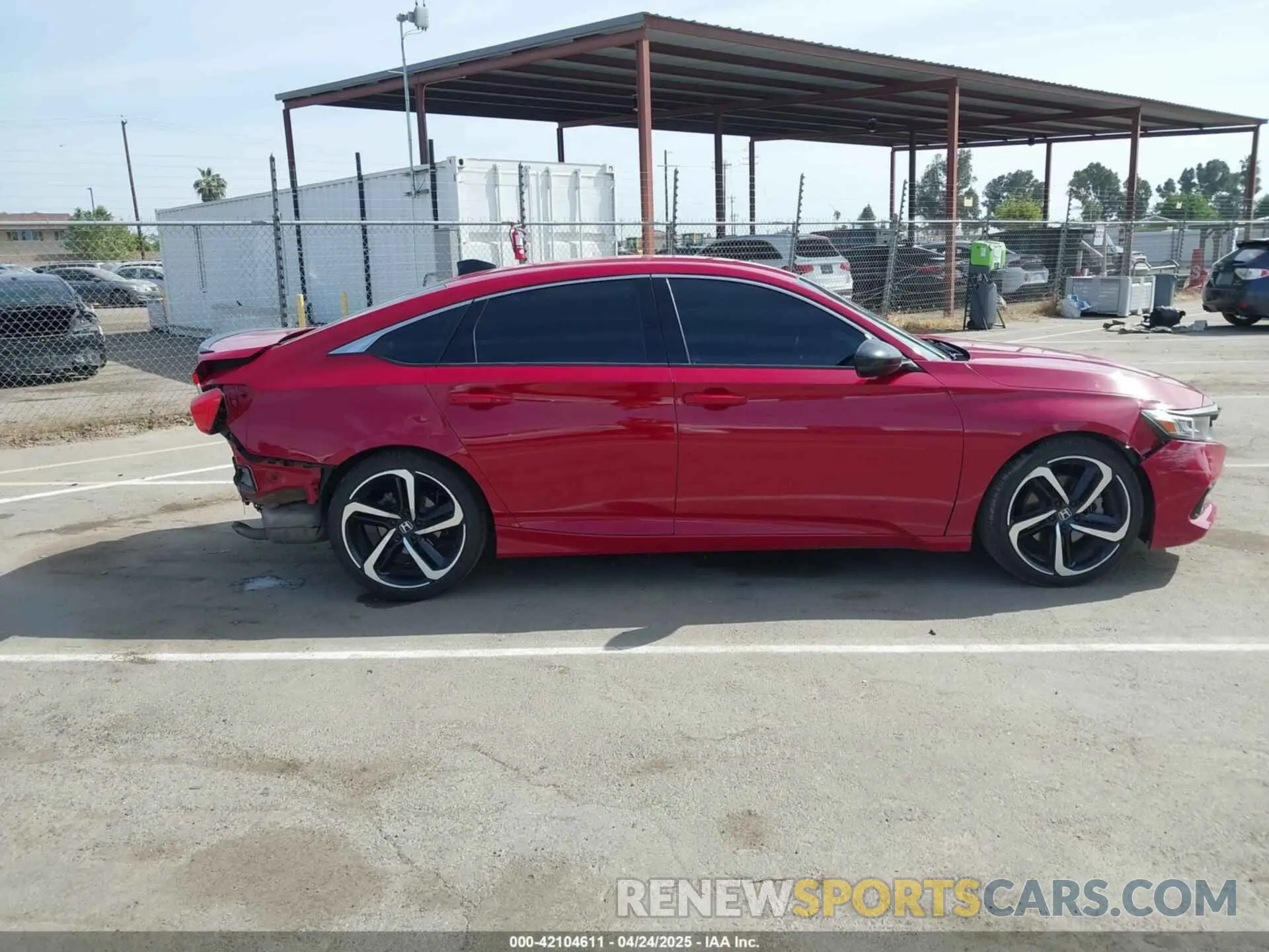 13 Photograph of a damaged car 1HGCV1F38MA043878 HONDA ACCORD 2021