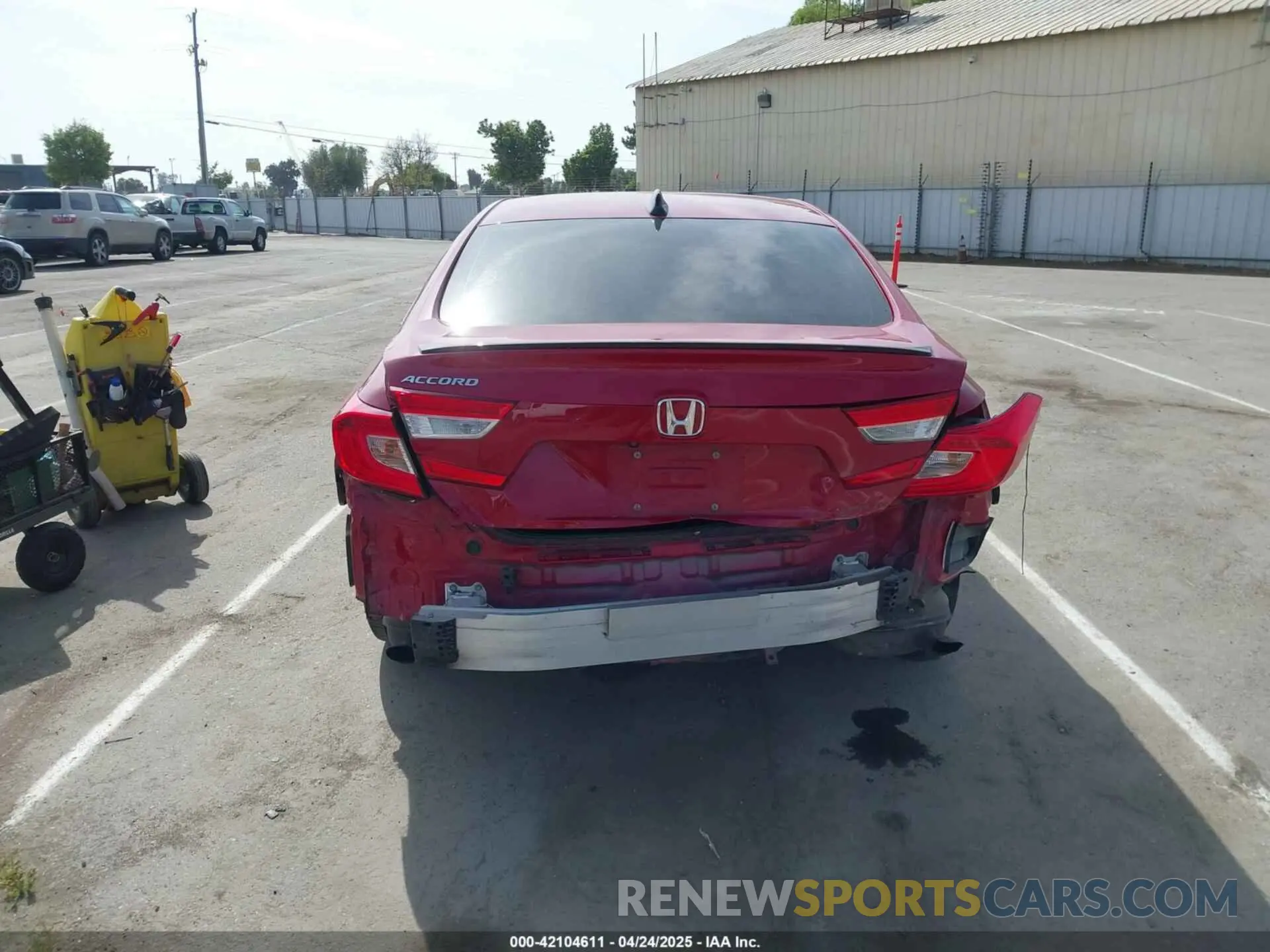 16 Photograph of a damaged car 1HGCV1F38MA043878 HONDA ACCORD 2021
