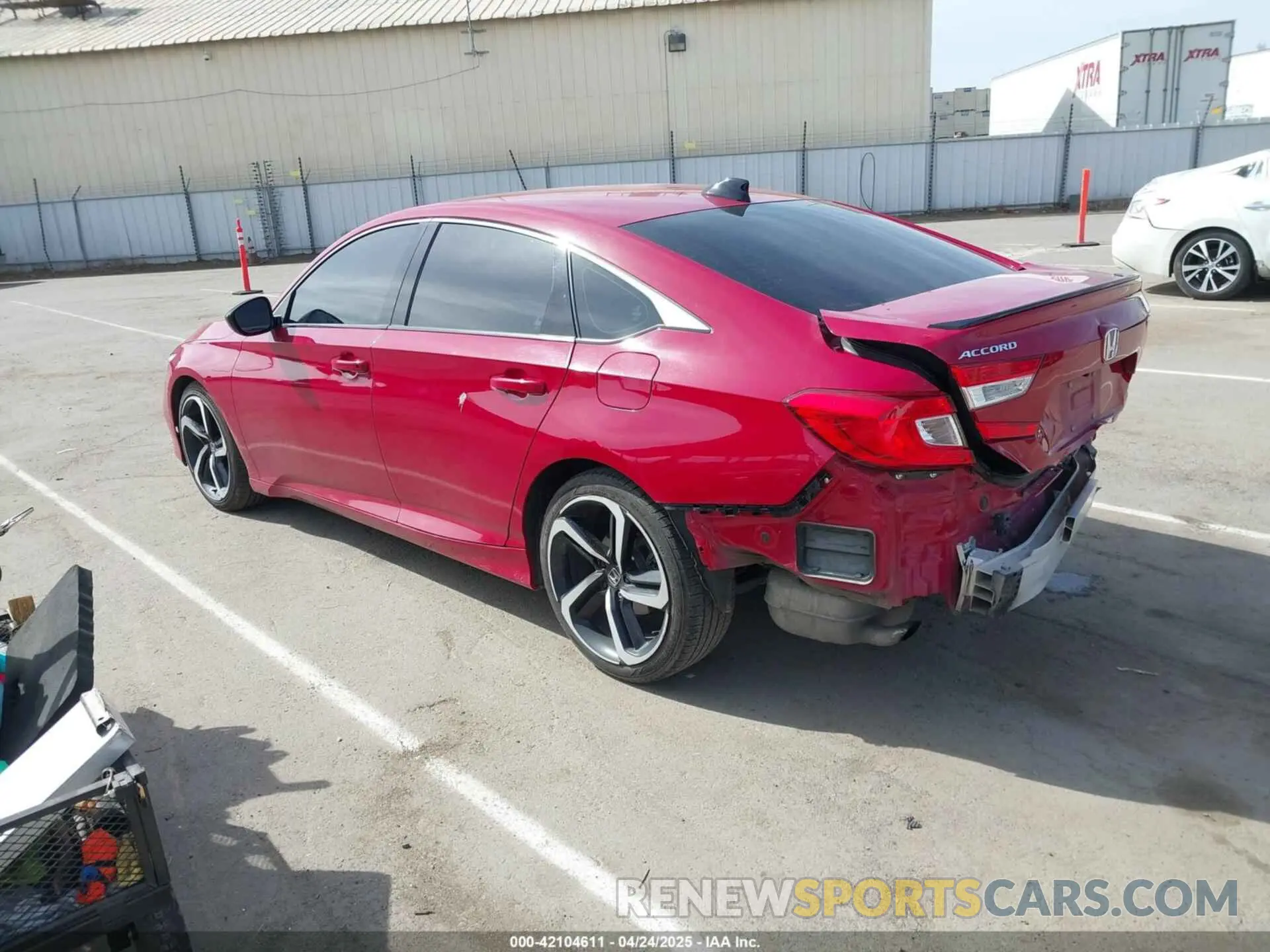 3 Photograph of a damaged car 1HGCV1F38MA043878 HONDA ACCORD 2021