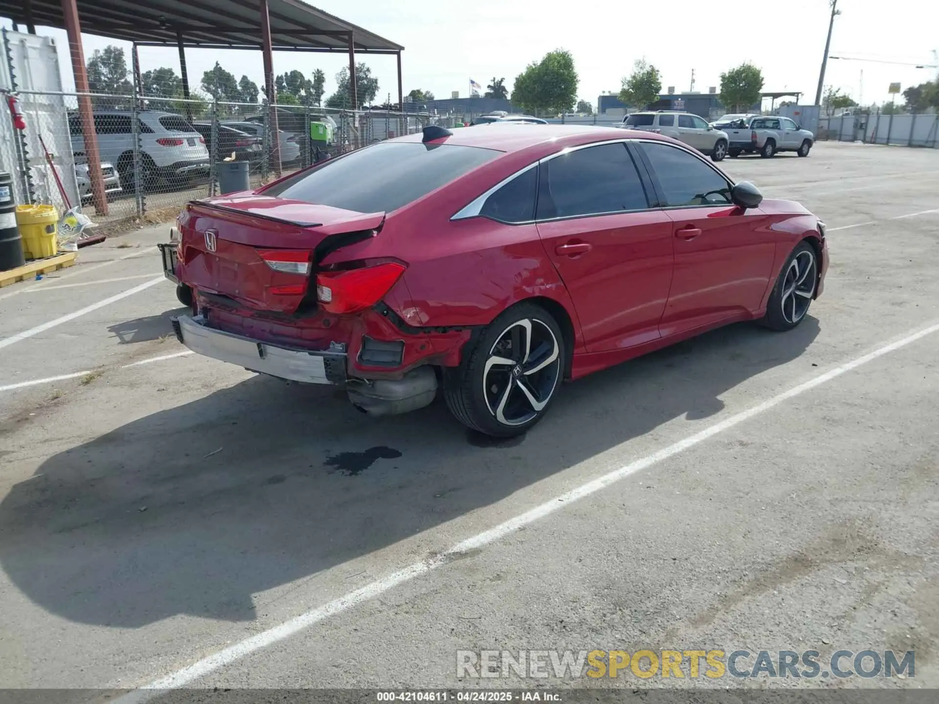 4 Photograph of a damaged car 1HGCV1F38MA043878 HONDA ACCORD 2021