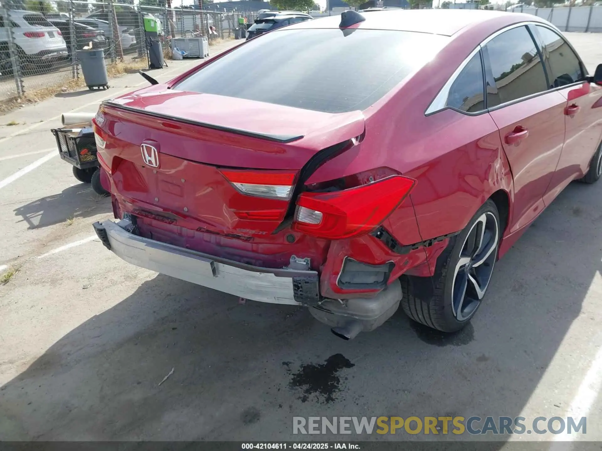 6 Photograph of a damaged car 1HGCV1F38MA043878 HONDA ACCORD 2021