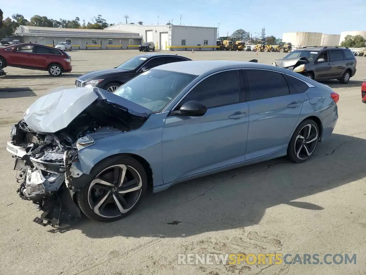 1 Photograph of a damaged car 1HGCV1F38MA047929 HONDA ACCORD 2021