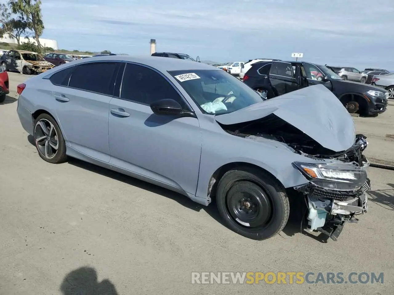4 Photograph of a damaged car 1HGCV1F38MA047929 HONDA ACCORD 2021