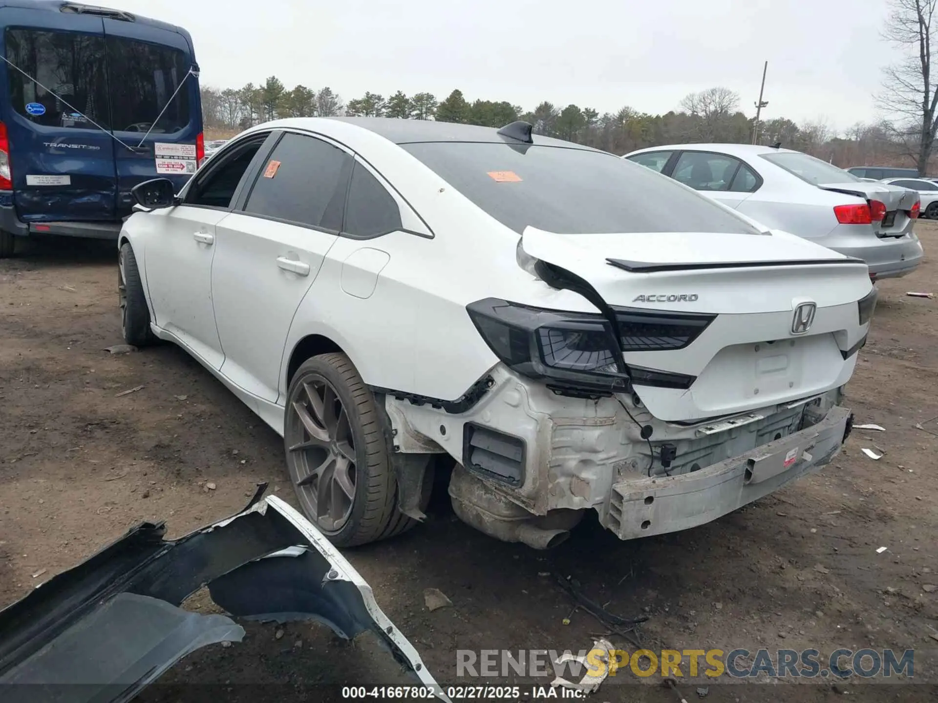 3 Photograph of a damaged car 1HGCV1F38MA056288 HONDA ACCORD 2021