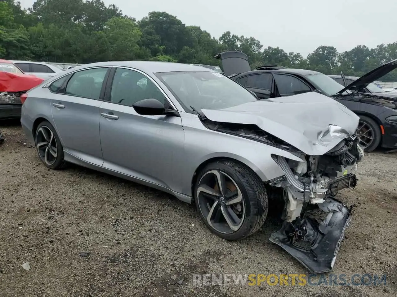 4 Photograph of a damaged car 1HGCV1F38MA065489 HONDA ACCORD 2021