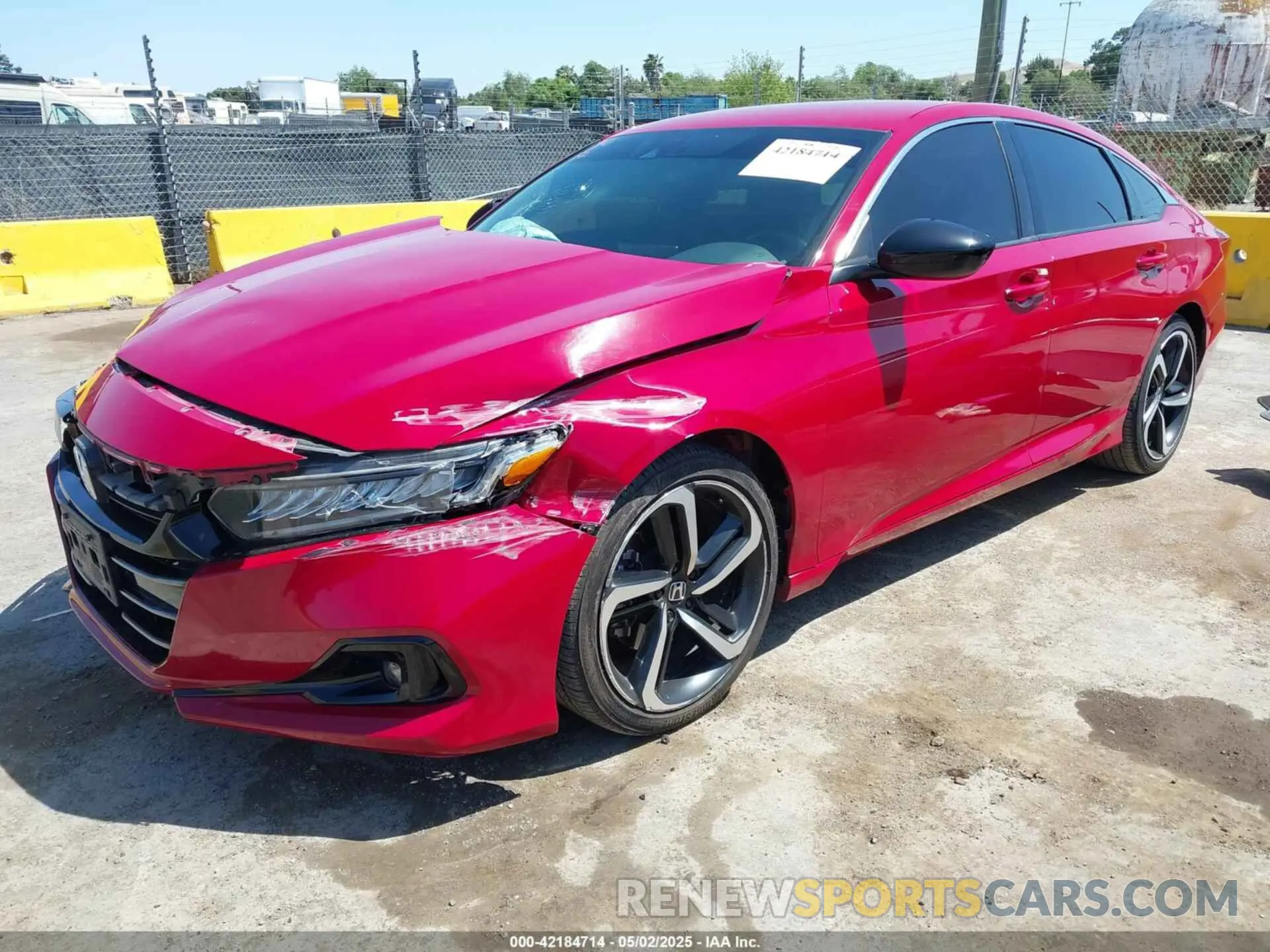 2 Photograph of a damaged car 1HGCV1F38MA083572 HONDA ACCORD 2021