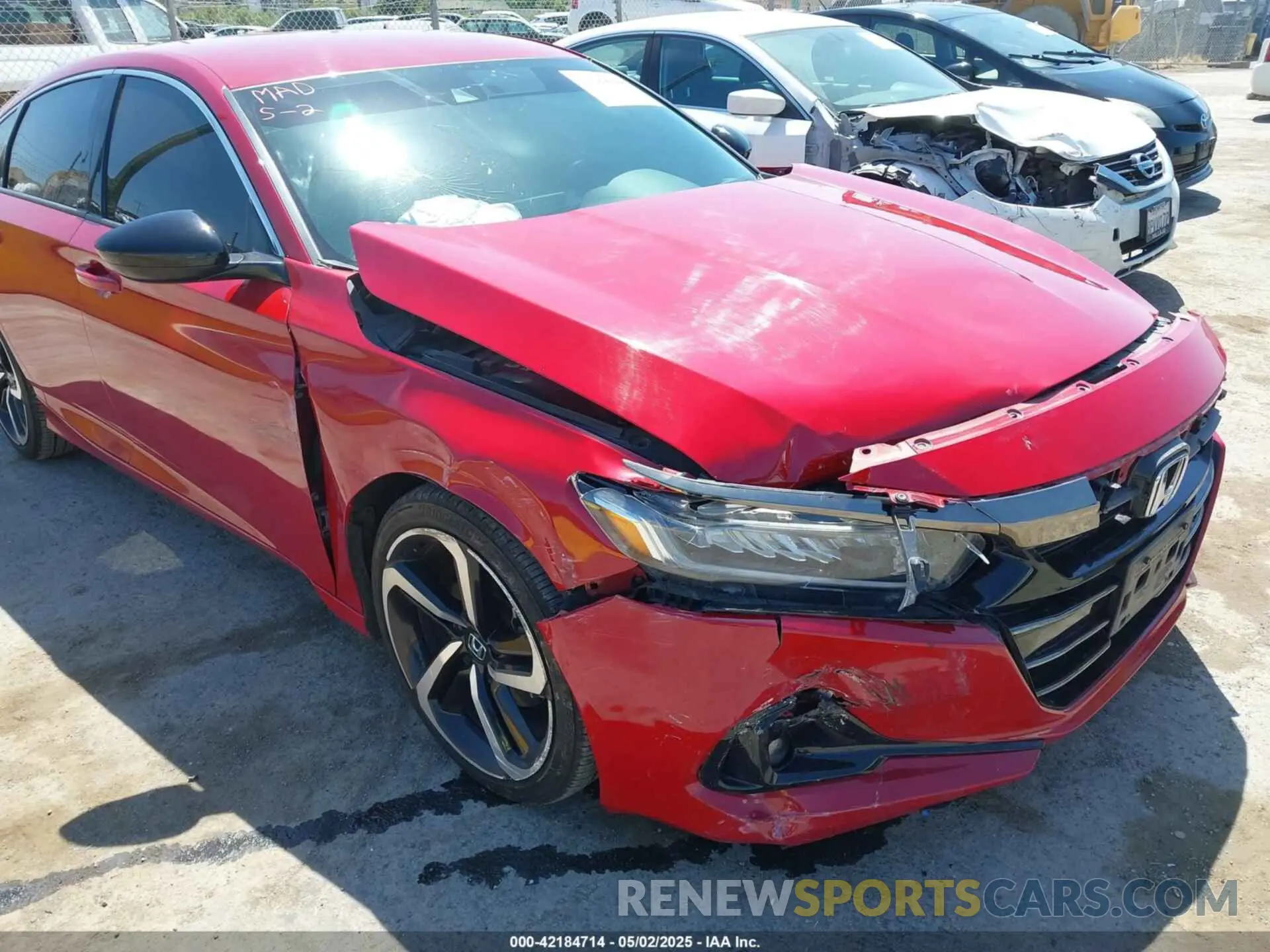 6 Photograph of a damaged car 1HGCV1F38MA083572 HONDA ACCORD 2021