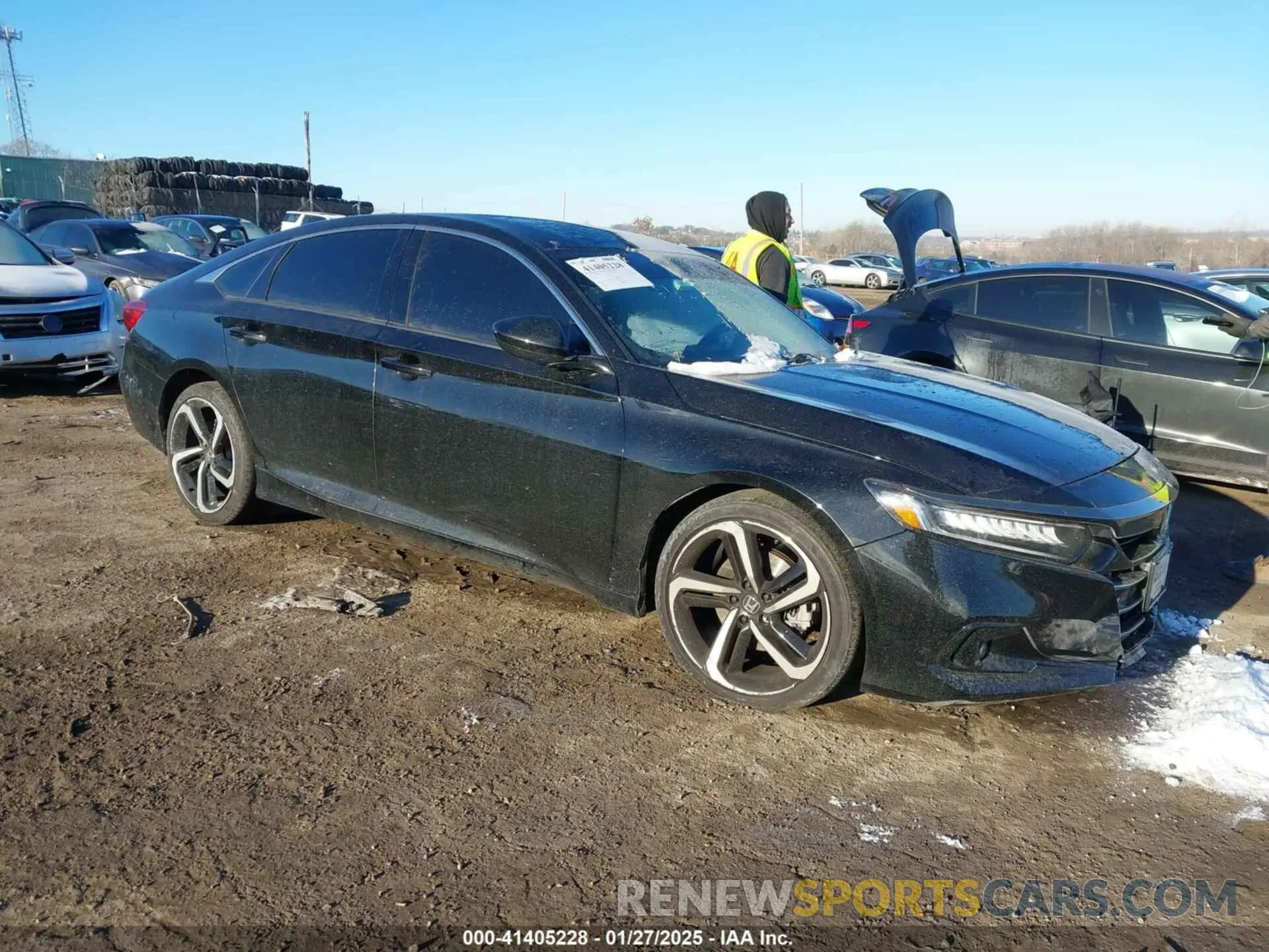 1 Photograph of a damaged car 1HGCV1F38MA090022 HONDA ACCORD 2021