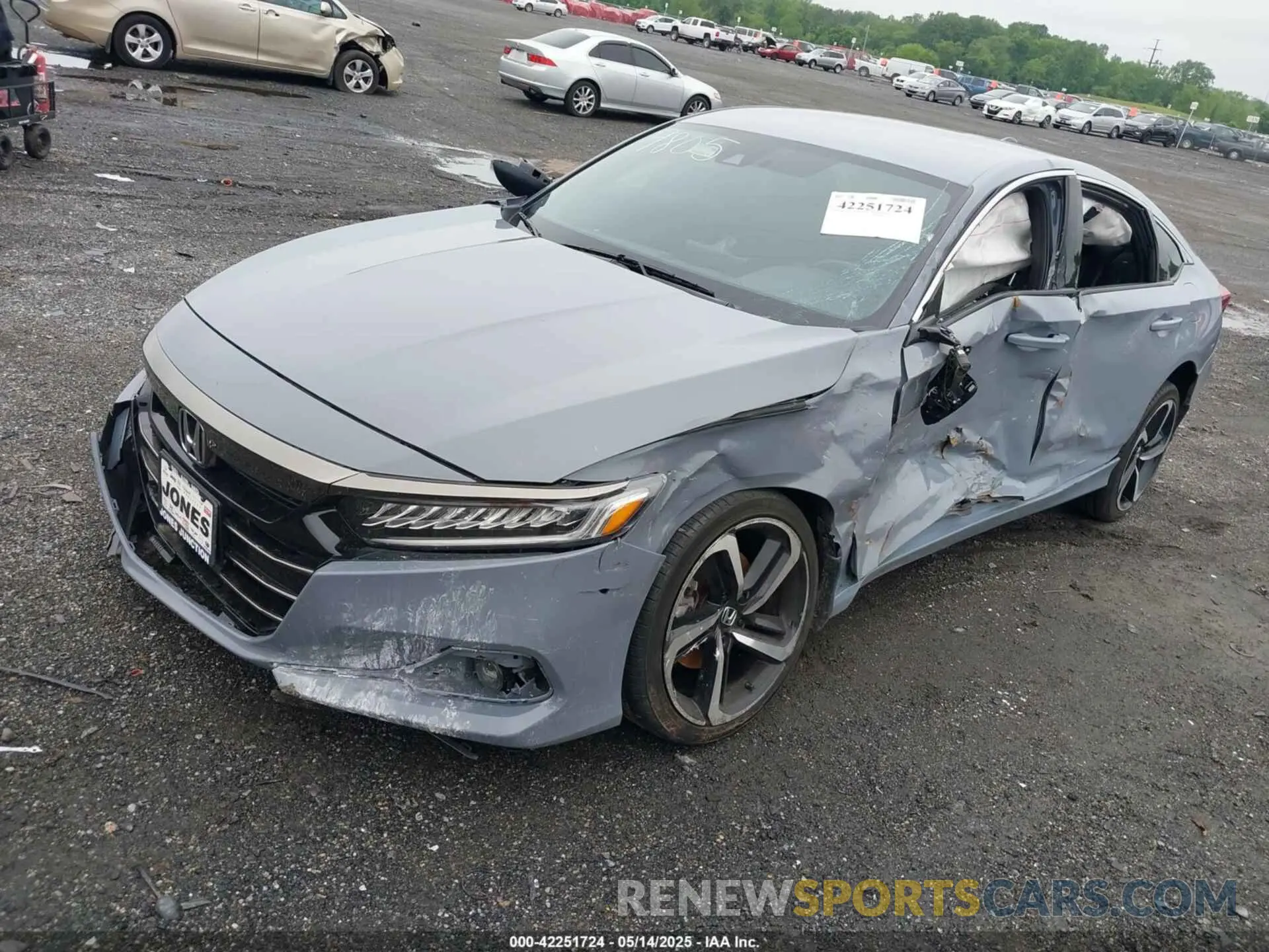 2 Photograph of a damaged car 1HGCV1F38MA099805 HONDA ACCORD 2021