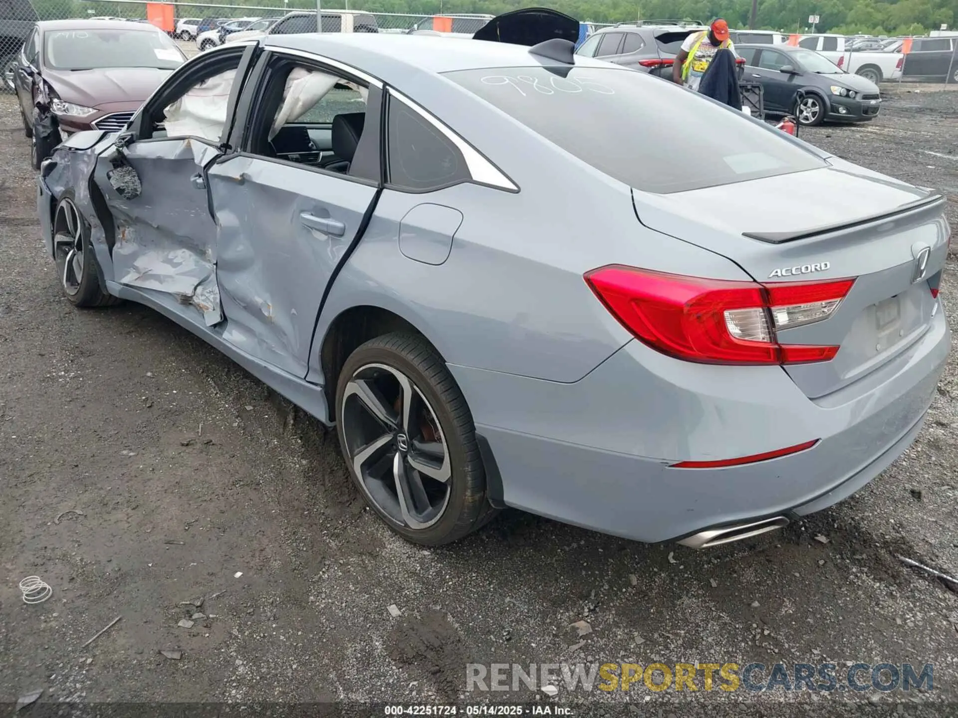 3 Photograph of a damaged car 1HGCV1F38MA099805 HONDA ACCORD 2021