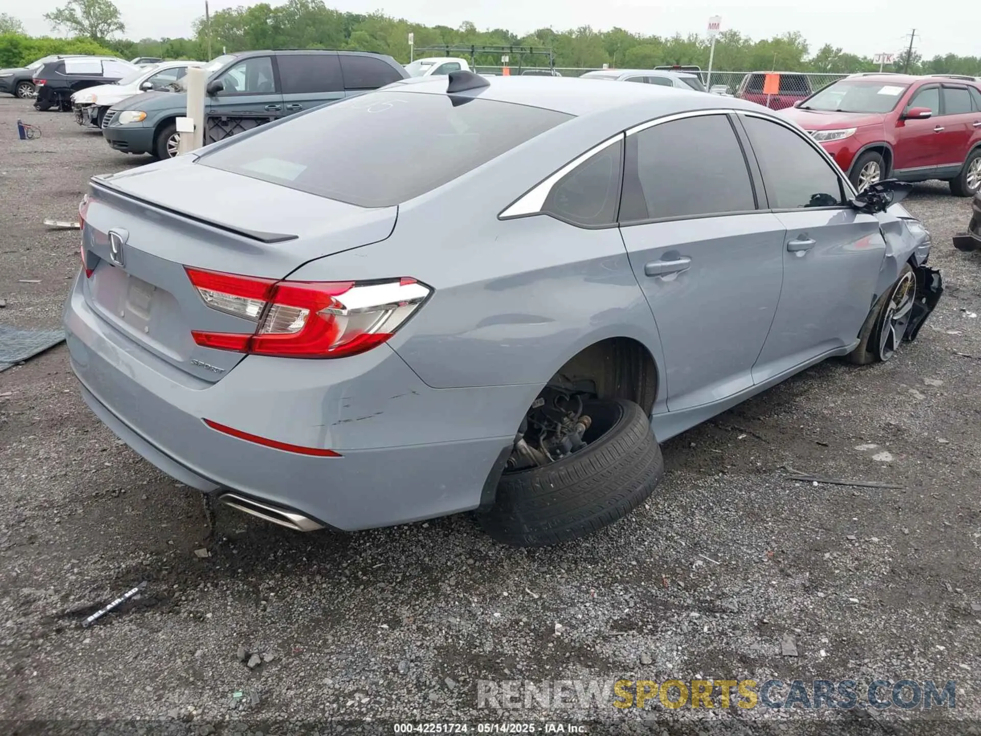 4 Photograph of a damaged car 1HGCV1F38MA099805 HONDA ACCORD 2021