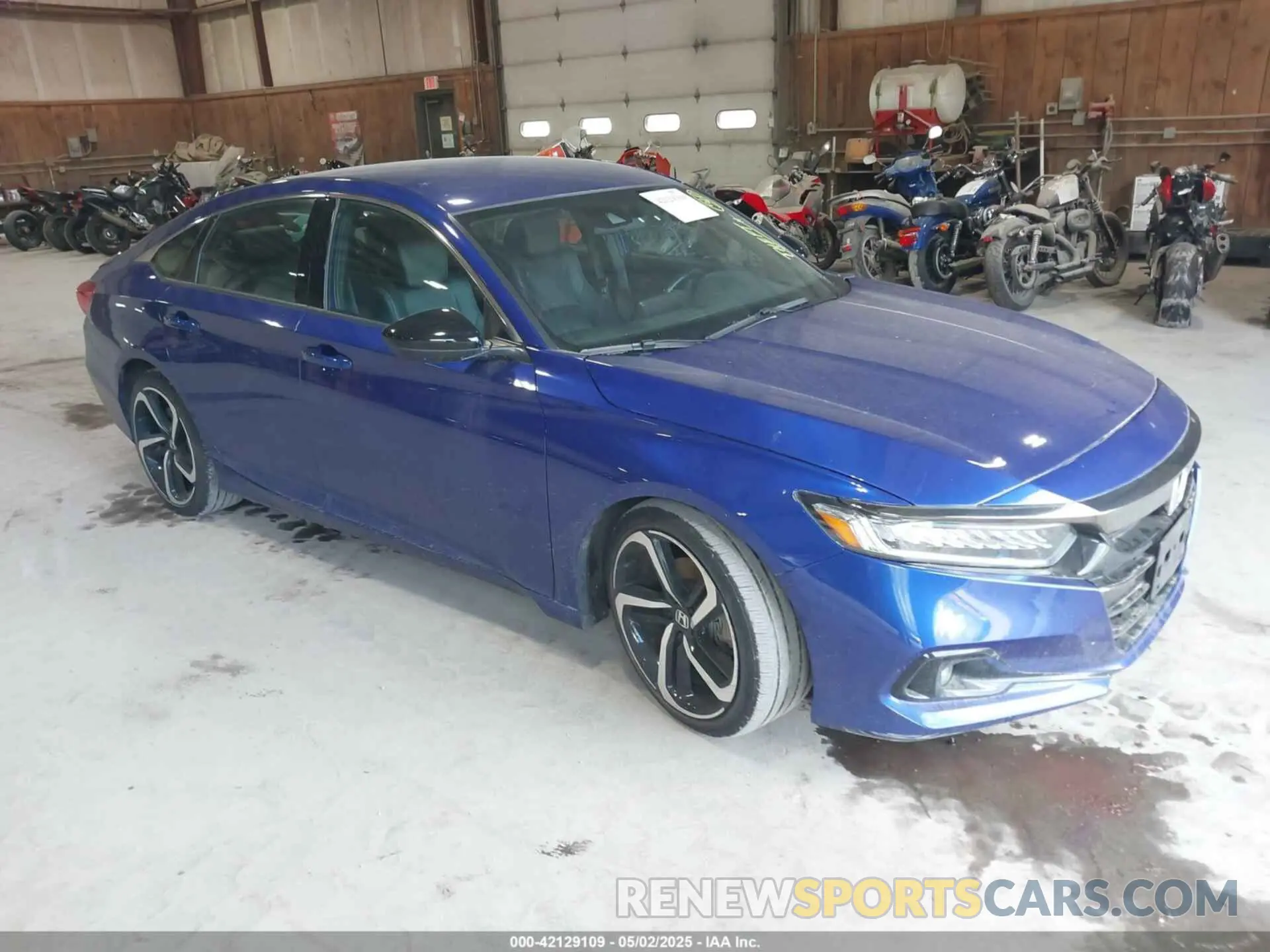 1 Photograph of a damaged car 1HGCV1F38MA101133 HONDA ACCORD 2021