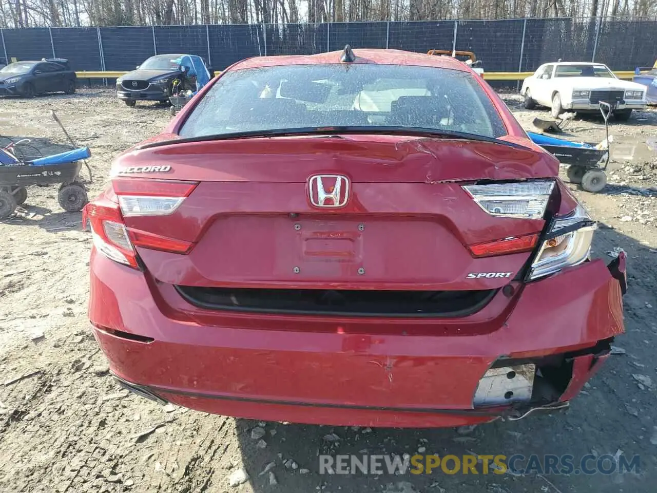 6 Photograph of a damaged car 1HGCV1F38MA104307 HONDA ACCORD 2021