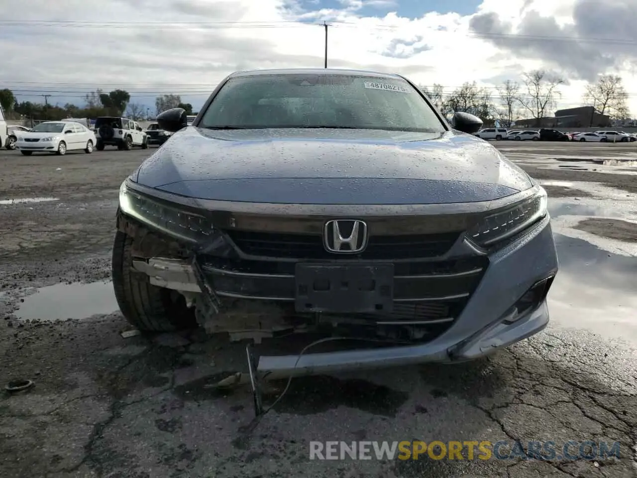 5 Photograph of a damaged car 1HGCV1F38MA107580 HONDA ACCORD 2021