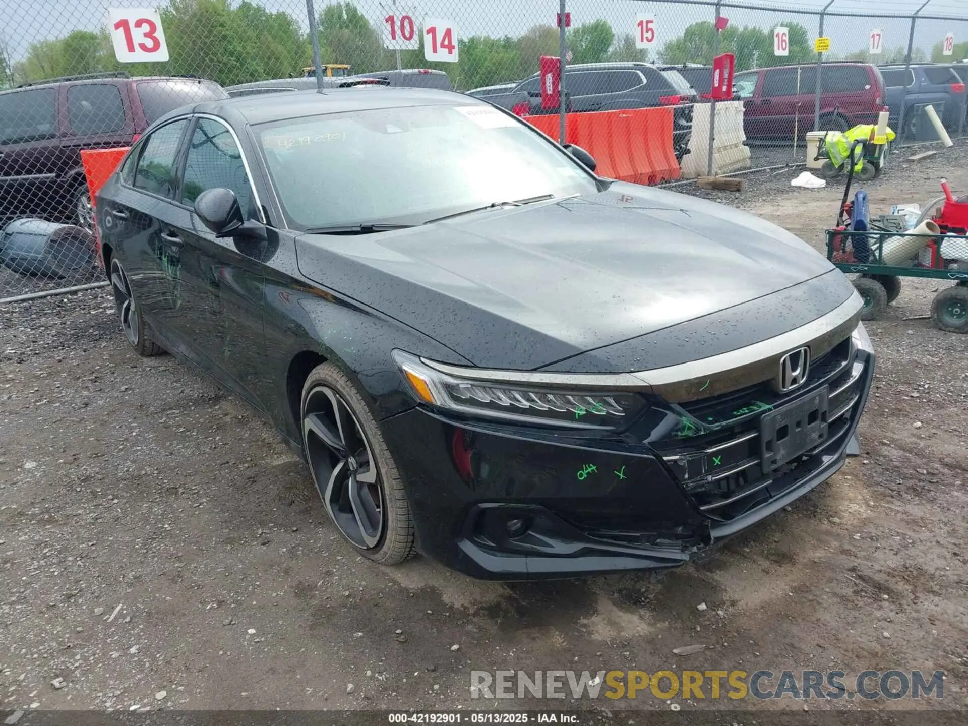 6 Photograph of a damaged car 1HGCV1F38MA109992 HONDA ACCORD 2021