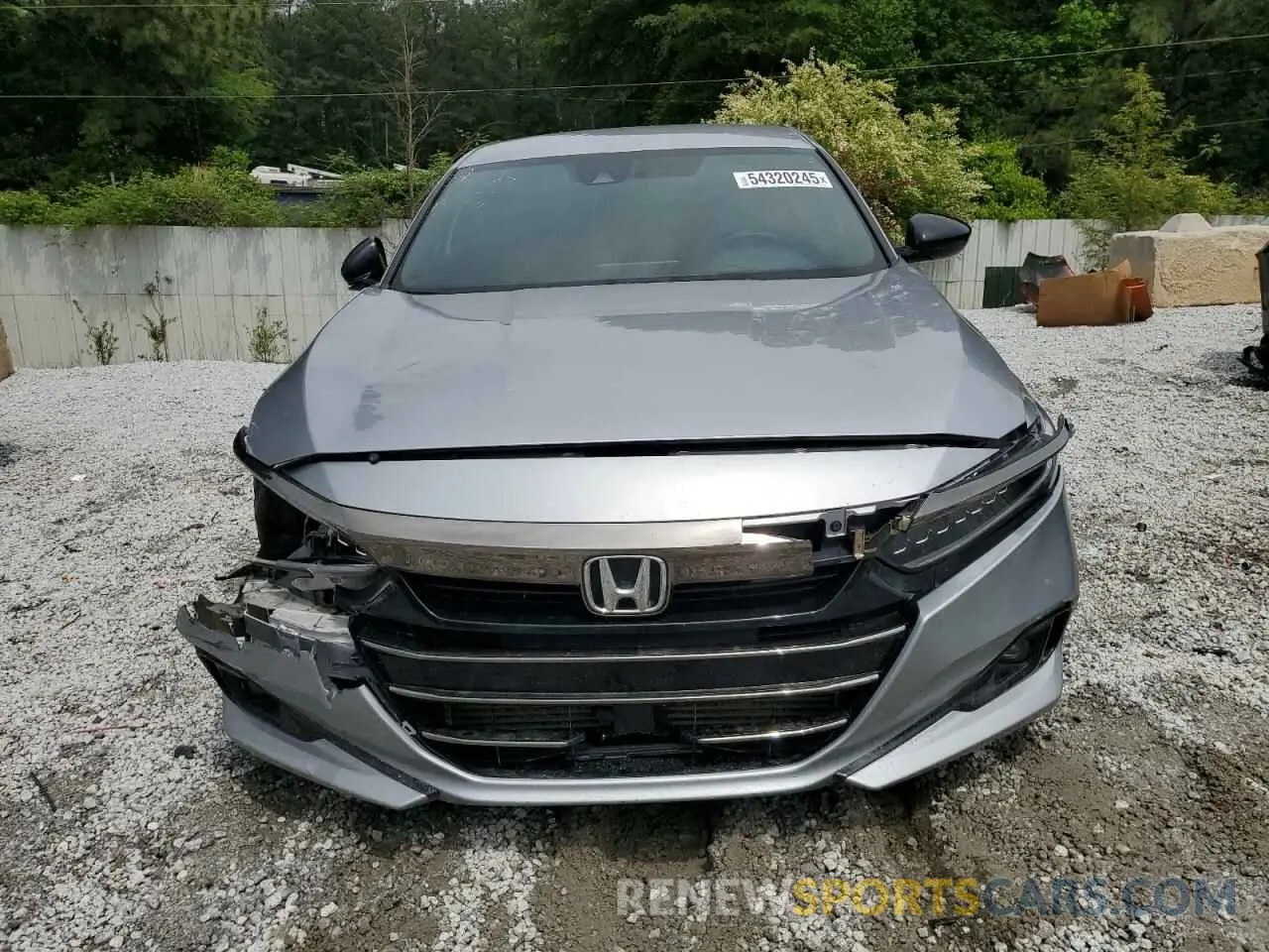 5 Photograph of a damaged car 1HGCV1F38MA118613 HONDA ACCORD 2021