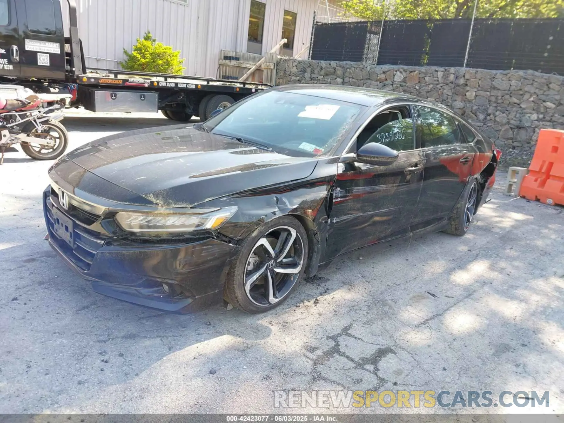 2 Photograph of a damaged car 1HGCV1F38MA124816 HONDA ACCORD 2021