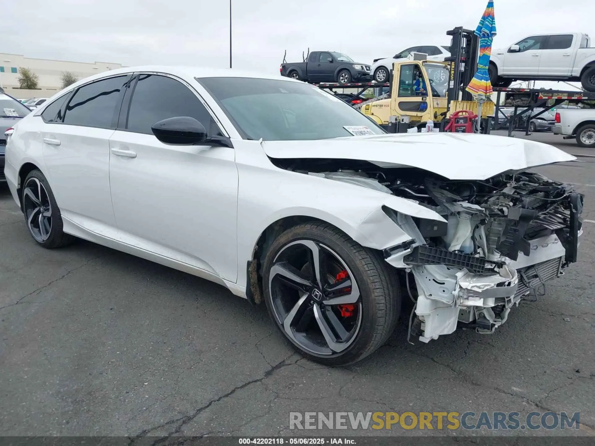 1 Photograph of a damaged car 1HGCV1F39MA001025 HONDA ACCORD 2021