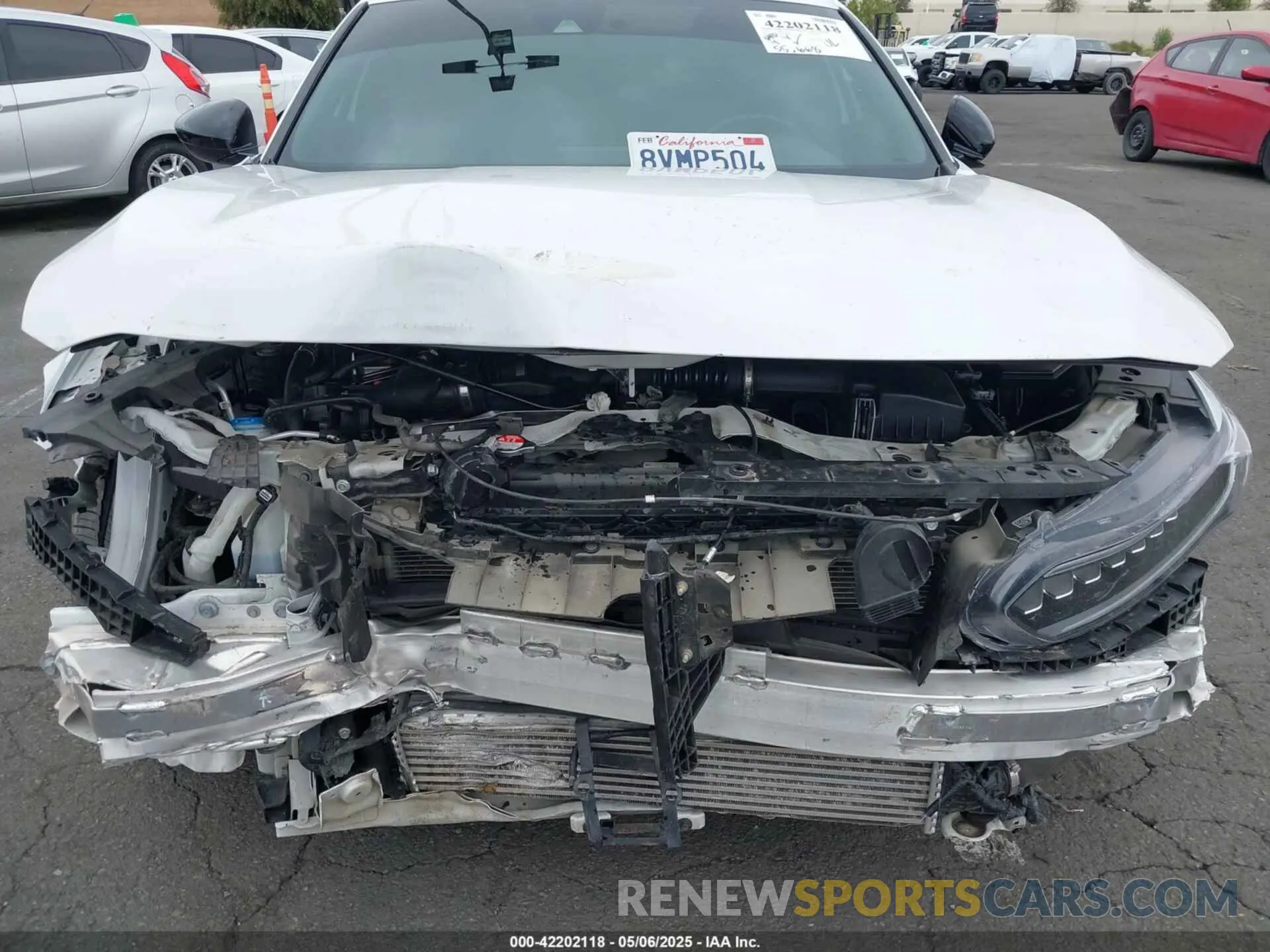 6 Photograph of a damaged car 1HGCV1F39MA001025 HONDA ACCORD 2021