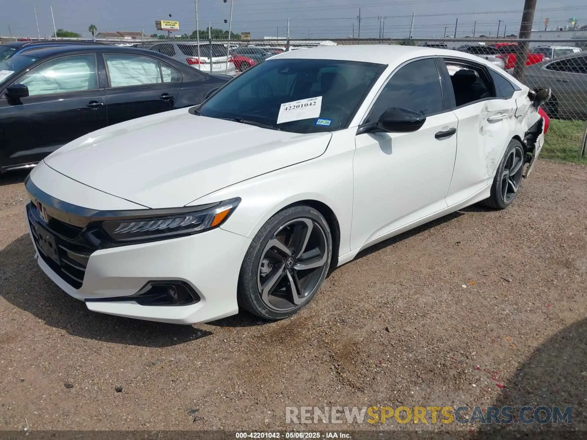 2 Photograph of a damaged car 1HGCV1F39MA014955 HONDA ACCORD 2021