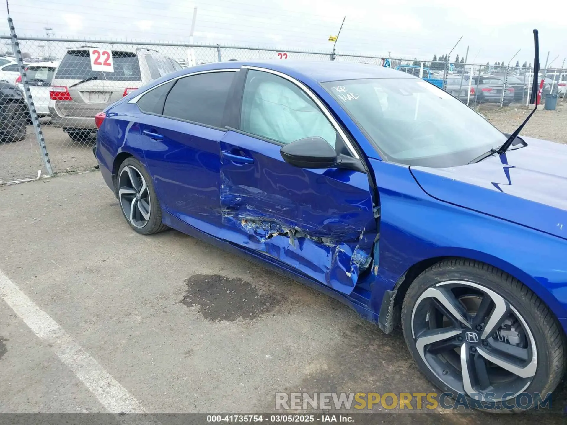 6 Photograph of a damaged car 1HGCV1F39MA020531 HONDA ACCORD 2021