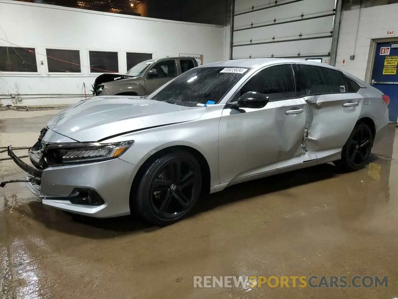 1 Photograph of a damaged car 1HGCV1F39MA067431 HONDA ACCORD 2021