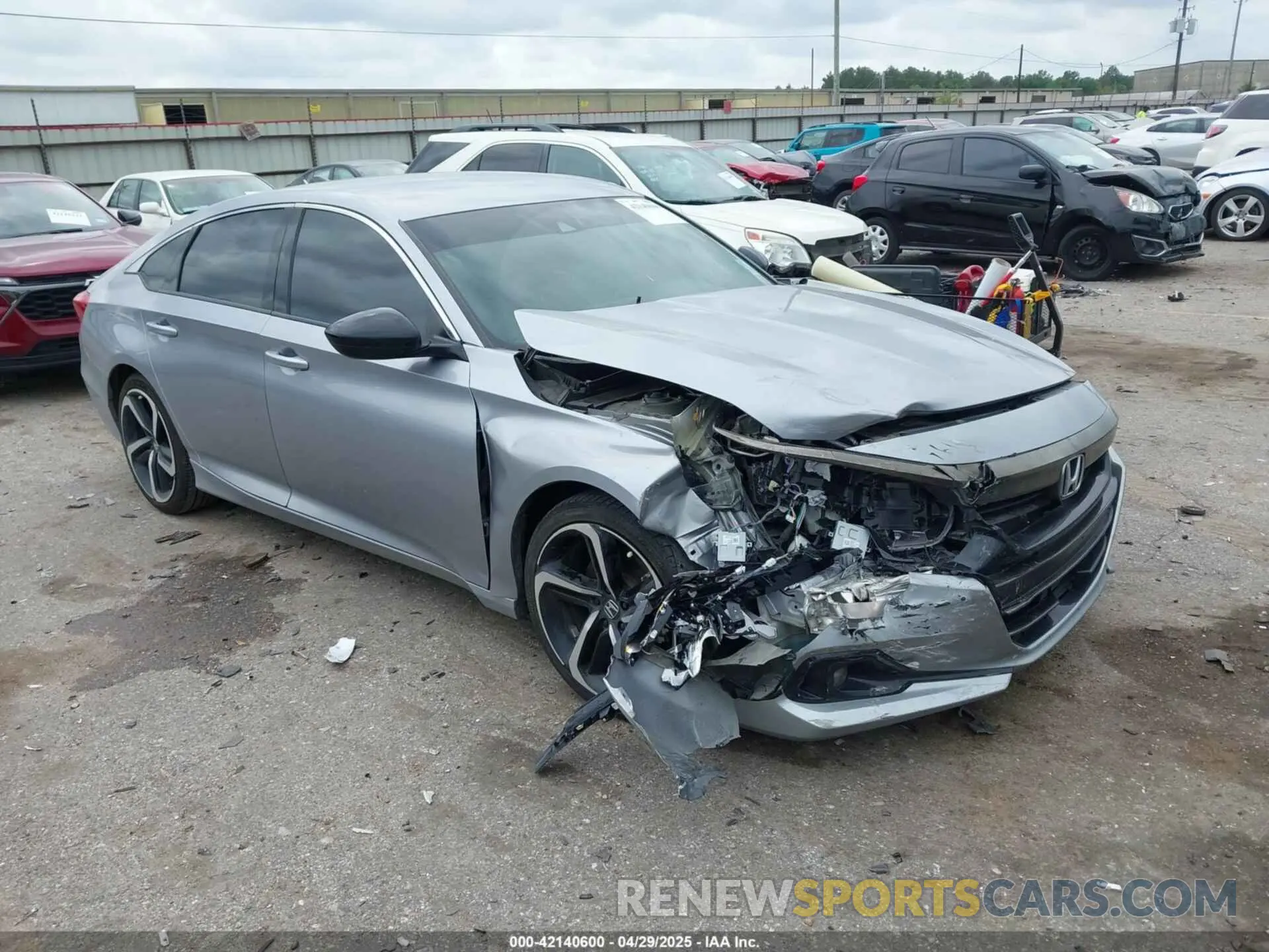 1 Photograph of a damaged car 1HGCV1F39MA073309 HONDA ACCORD 2021