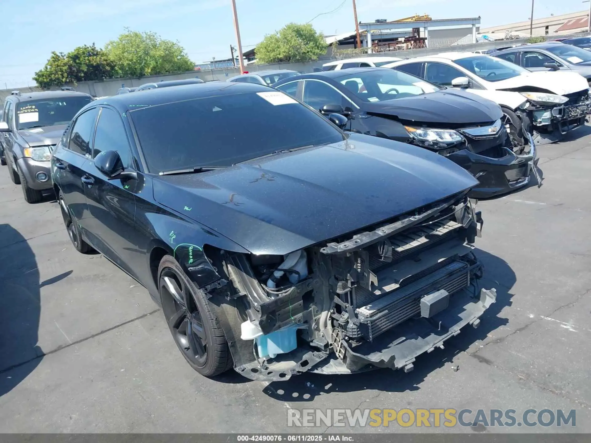 1 Photograph of a damaged car 1HGCV1F39MA084150 HONDA ACCORD 2021