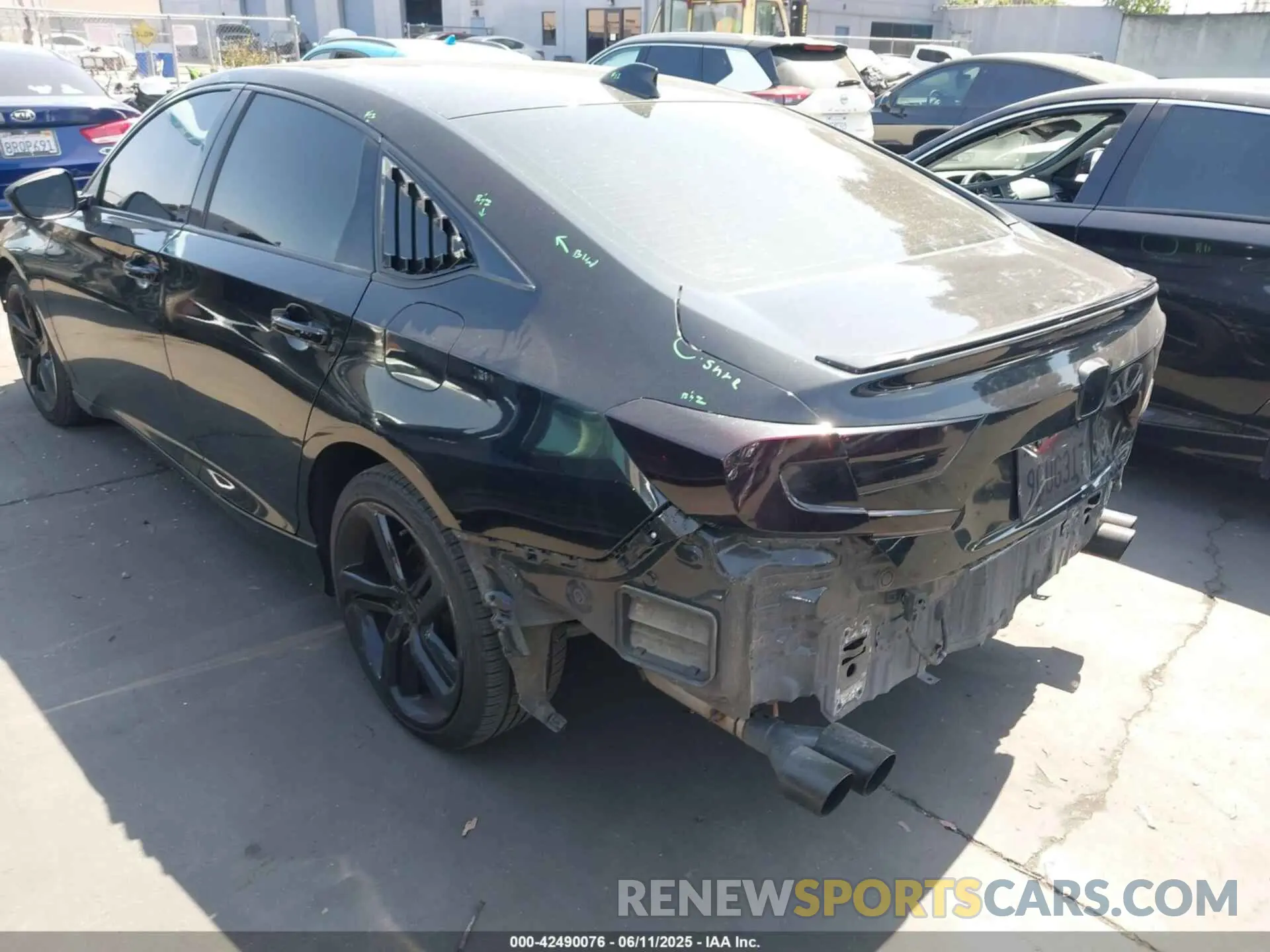 3 Photograph of a damaged car 1HGCV1F39MA084150 HONDA ACCORD 2021